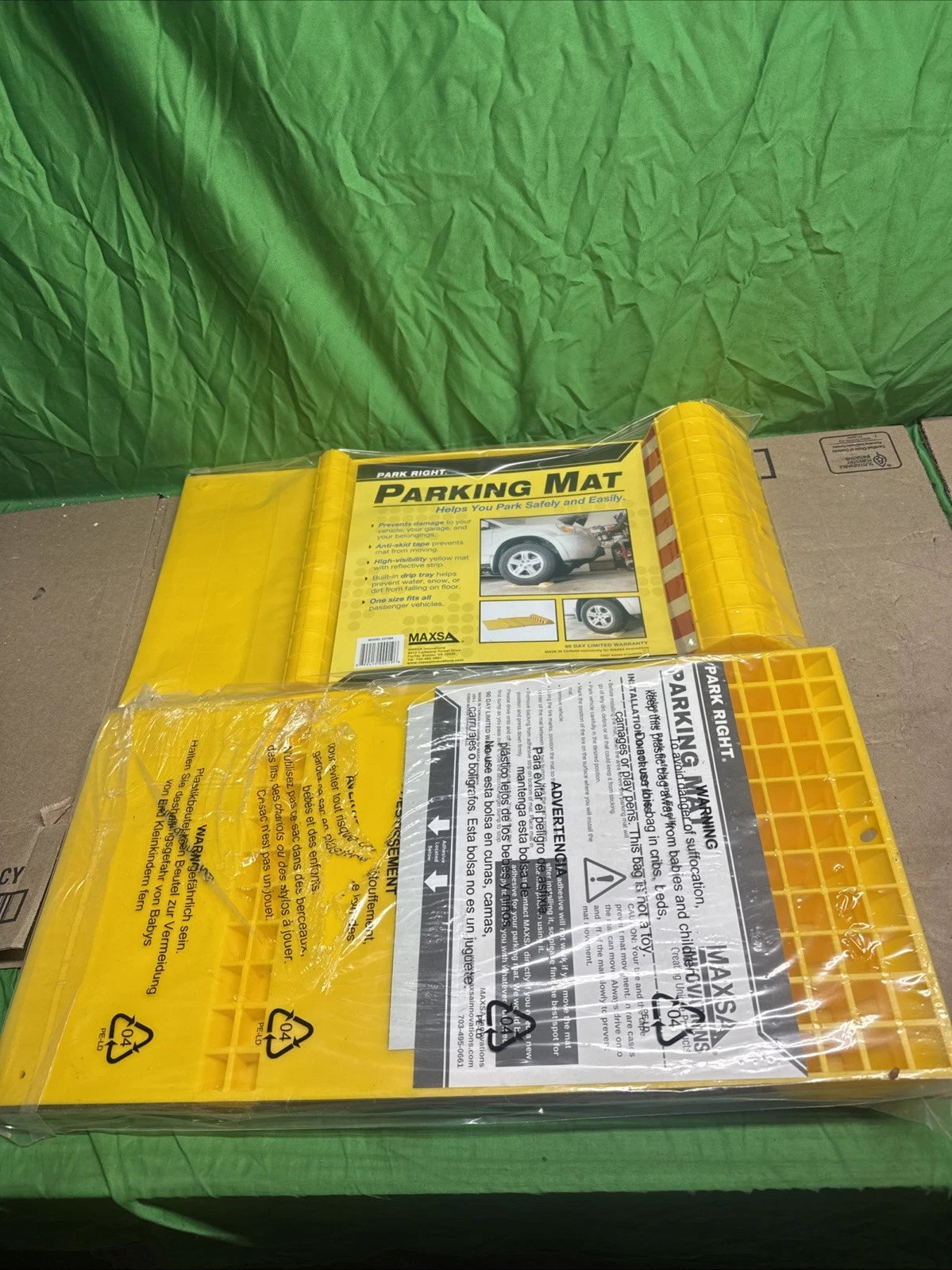 Park Right Car Mat by Maxsa & Benefits of a Parking Mat