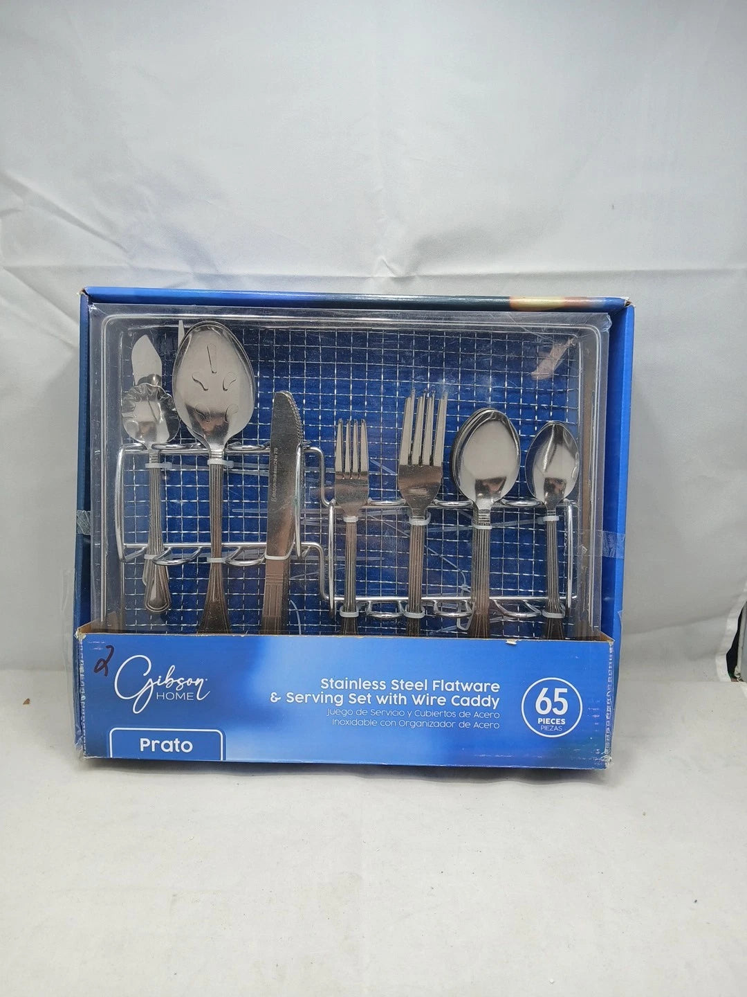 Gibson Home 111958.65 South Bay 65 Piece Stainless Steel Flatware Service Set