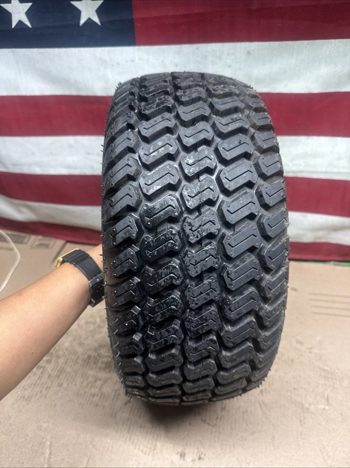 Rear Wheel And Tire For Ryobi Z30Li 80V Zero Turn Lawn Mower