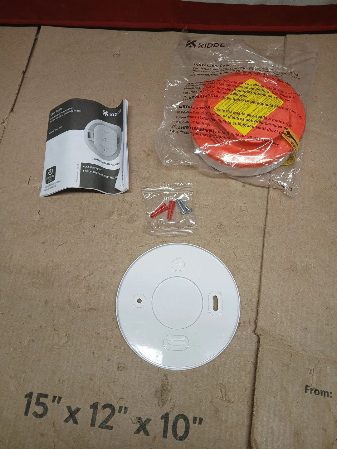 KIDDE Smoke & Carbon Monoxide Alarm Detector LED Warning Light Indicator 30CUDR