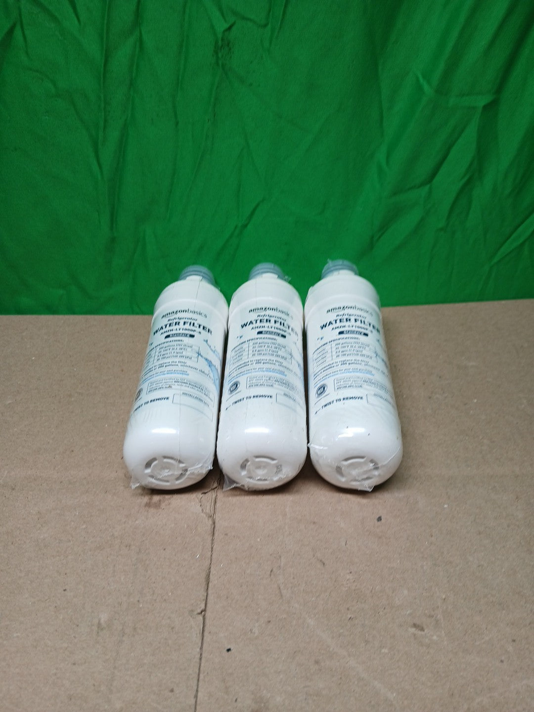 Amazon Basics Replacement LG LT1000P-S Refrigerator Water Filter - 3 PACK