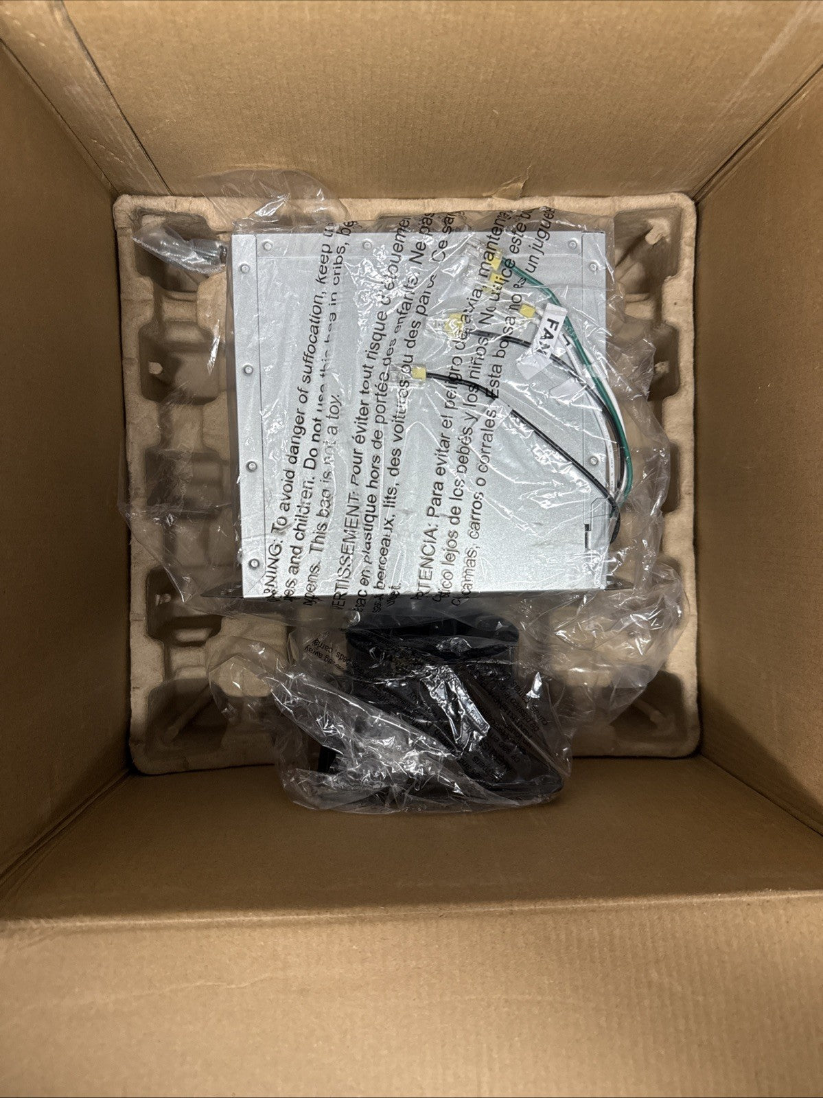 Homewerks Bathroom Integrated LED Light Ceiling Mount Exhaust Ventilation 80 CFM