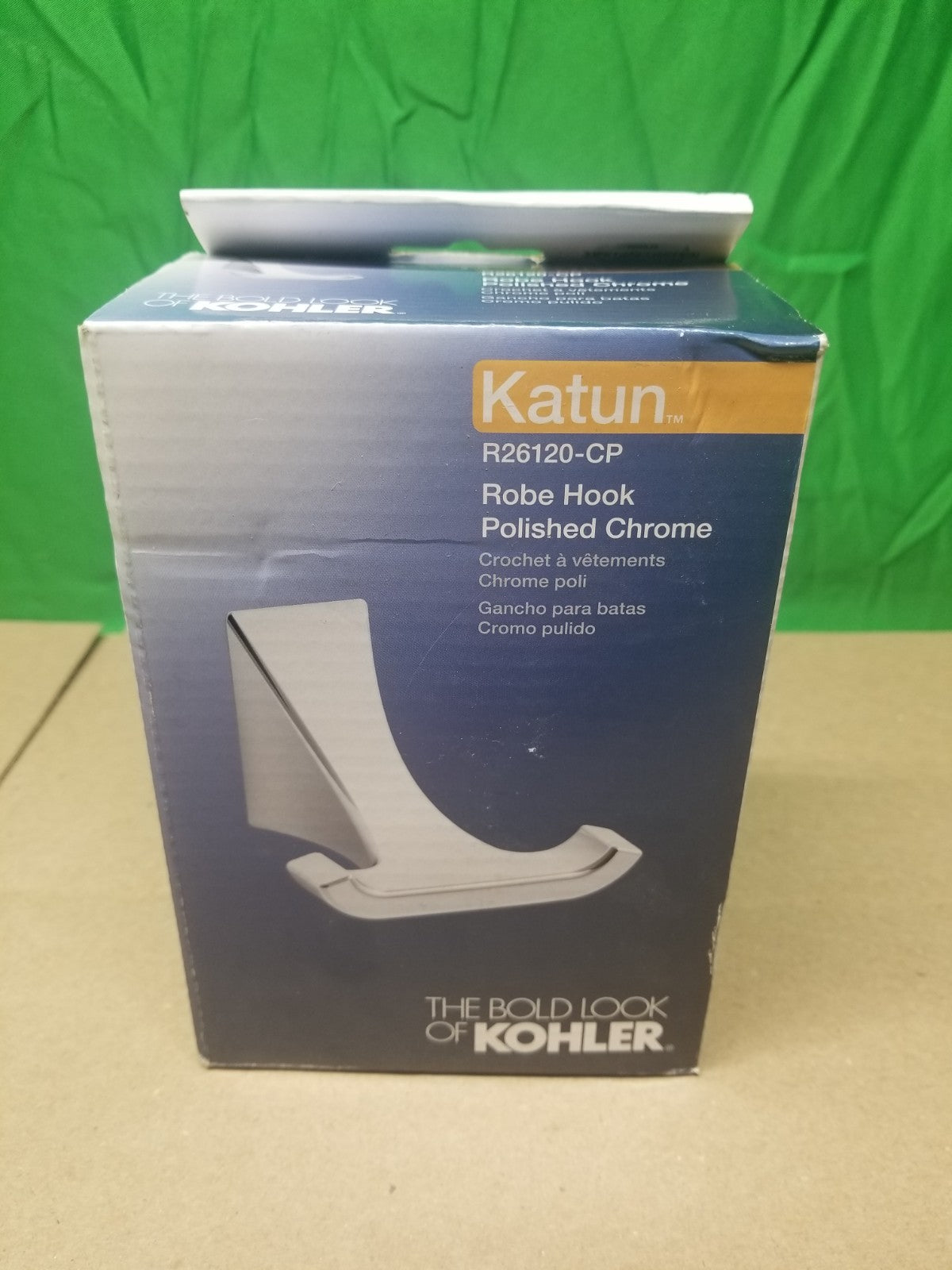 KOHLER R26120-CP Katun Towel / Robe Hook Polished Chrome - New in Box