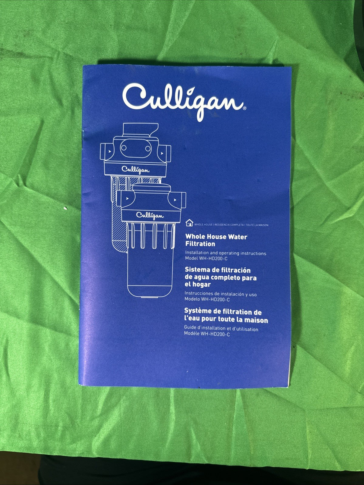 Culligan WH-HD200-C Whole House Heavy Duty Filtration System 1" Inlet / Outlet