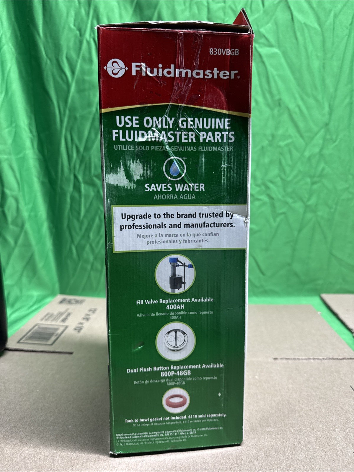 Fluidmaster Replacement 3 in. Dual Flush Valve for 2-Piece Glacier Bay Toilets