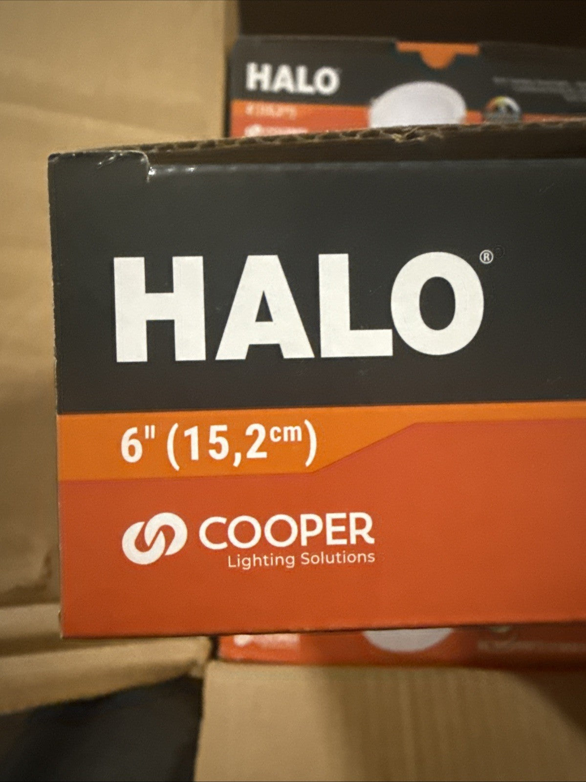 6pk Halo HLB6099FS1EMWR 6"White Round Integrated LED Recessed Light Direct Mount