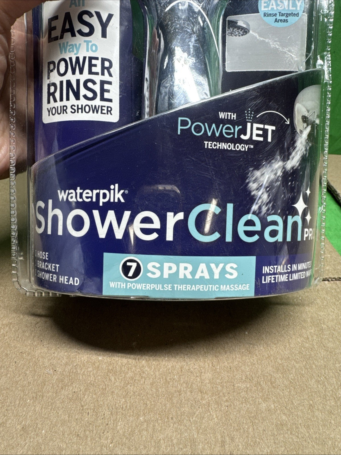 7-Spray Patterns w/ 1.8 GPM 4.75" Wall Mount Adjust Handheld Shower Head, Chrome