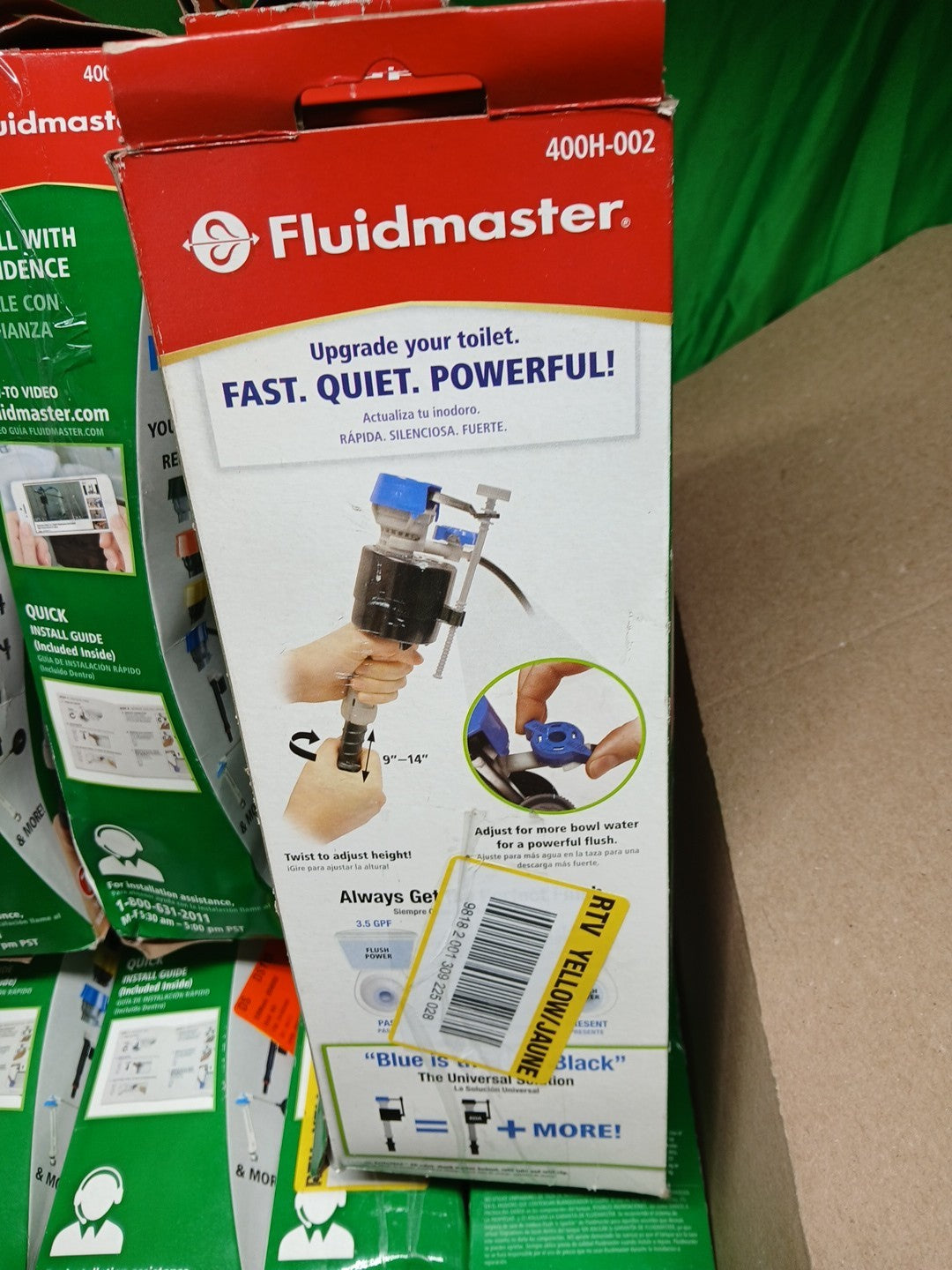 LOT OF 8 Fluidmaster 400H-002 Performax Universal Toilet Fill Valve..
