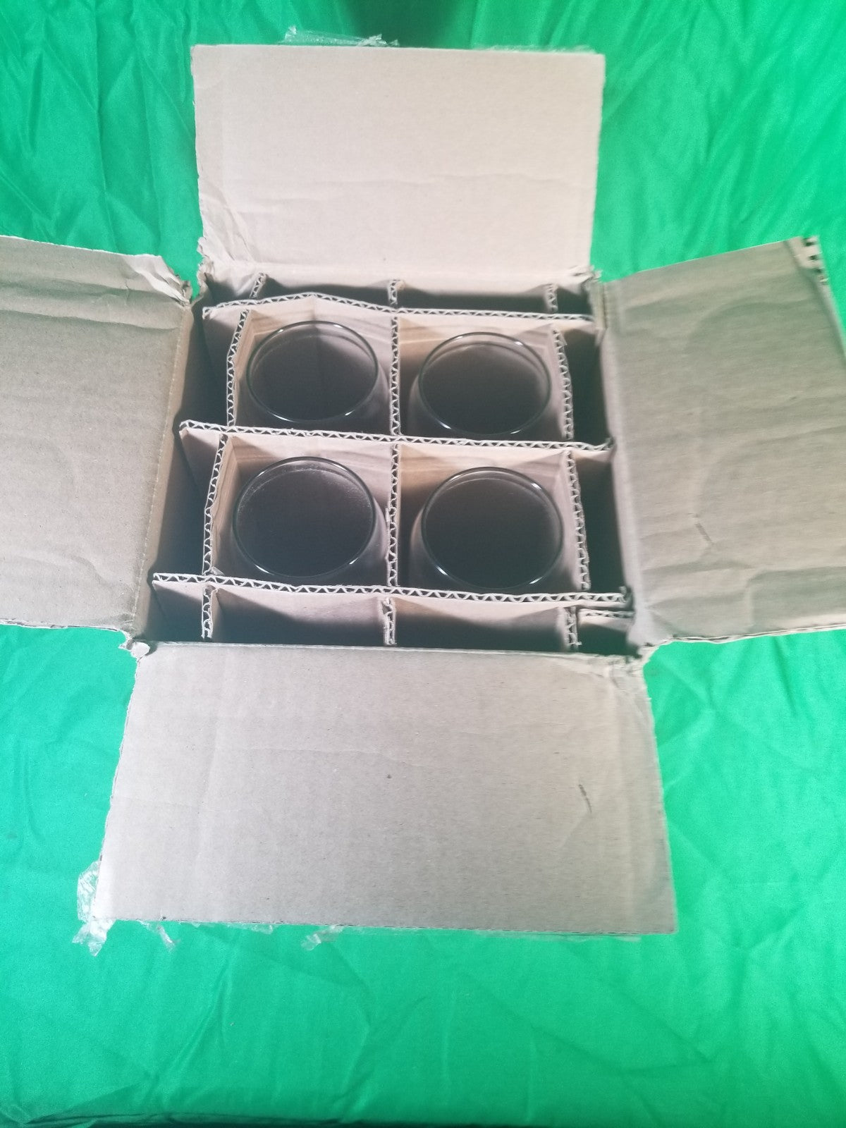 Classic Can XL Set of Drinking Glasses, Iced Coffee Cups Set of 4, 20 Oz, Dis...