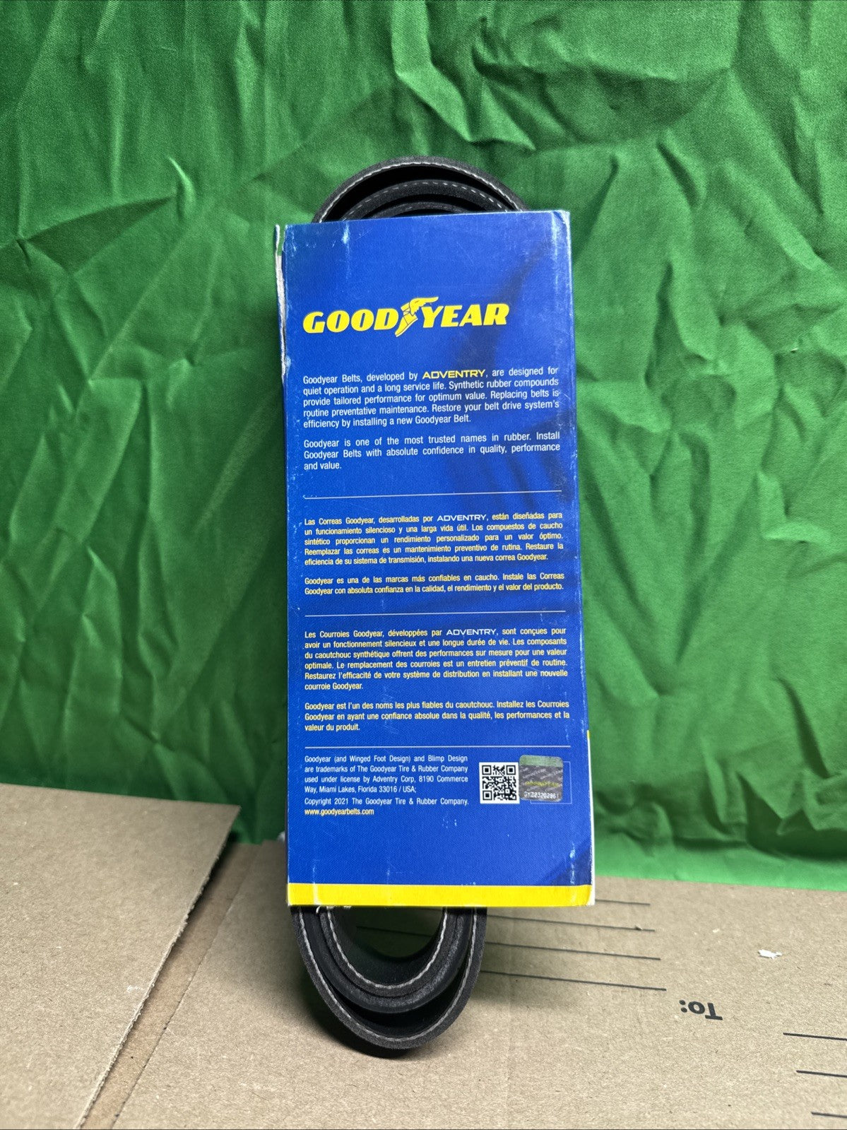 "1060850 Serpentine Belt, 6-Rib, 85" Length"