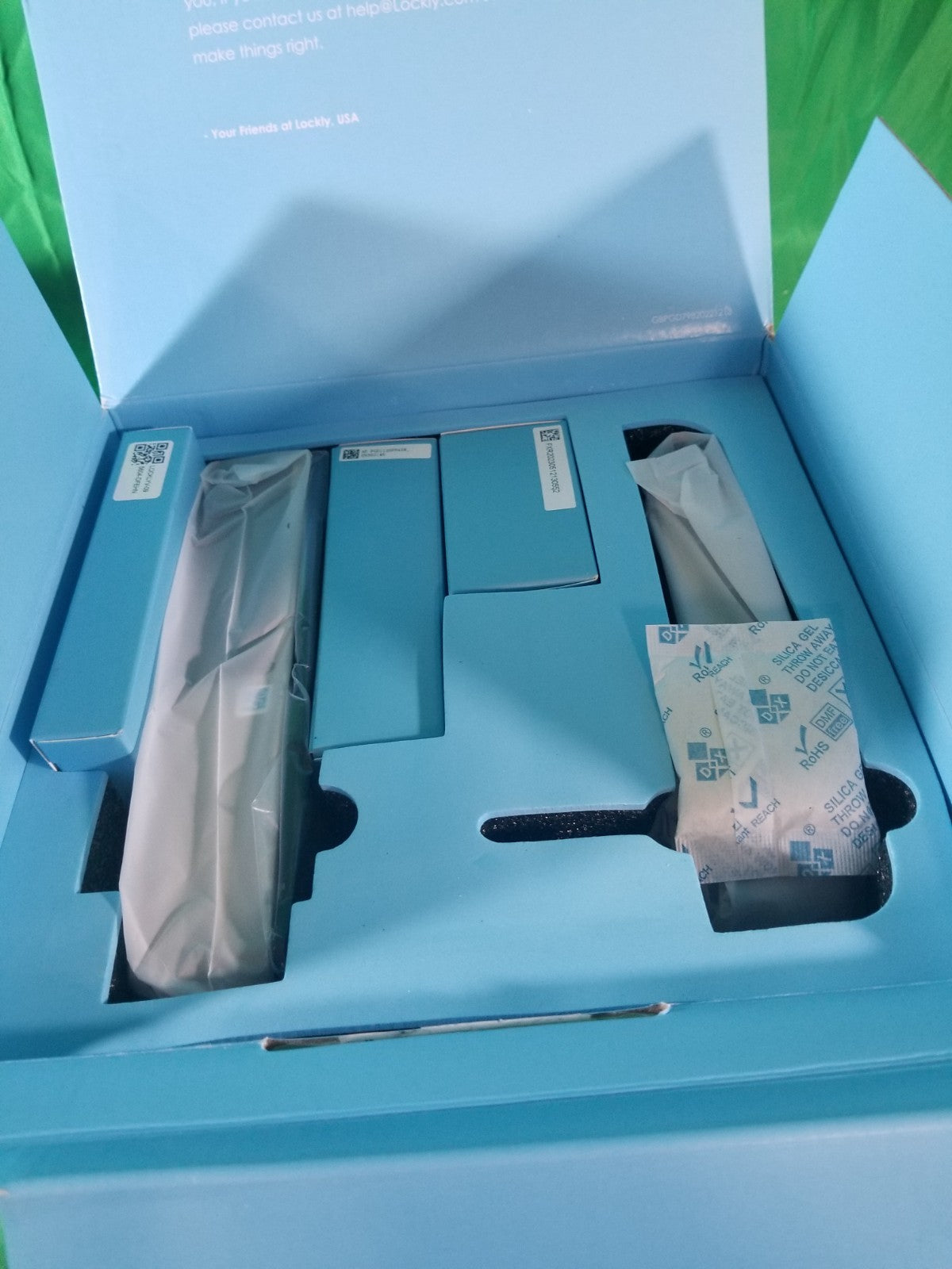 Locky Vision Deadbolt Lock Fingerprint App Video Doorbell Voice Access Code Key