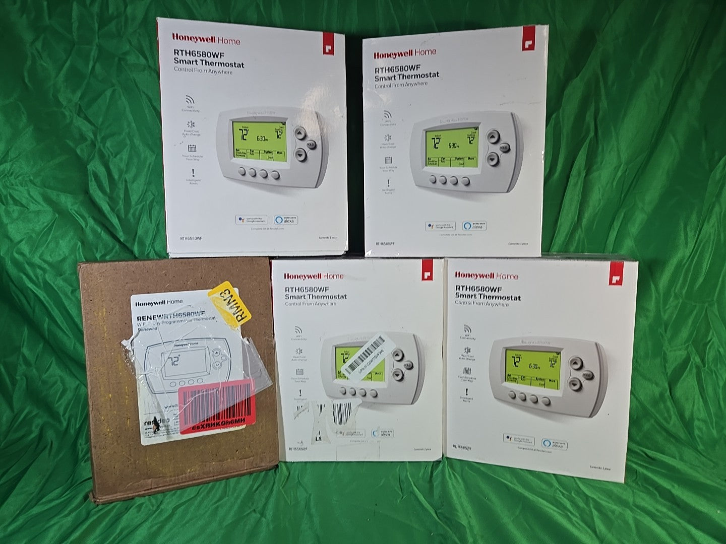 Honeywell Home RTH6580WF1001 Smart Wi-Fi 7-Day Digital Programmable Thermostat
