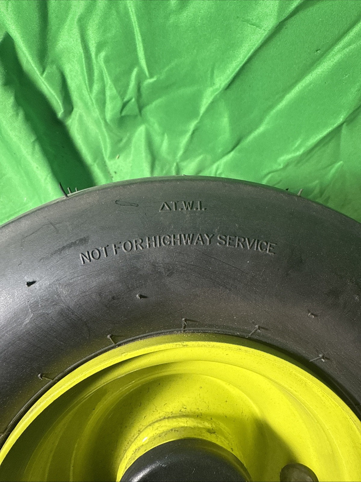 Front Wheel & Tire for Ryobi Z30Li 80v Zero Turn Mower