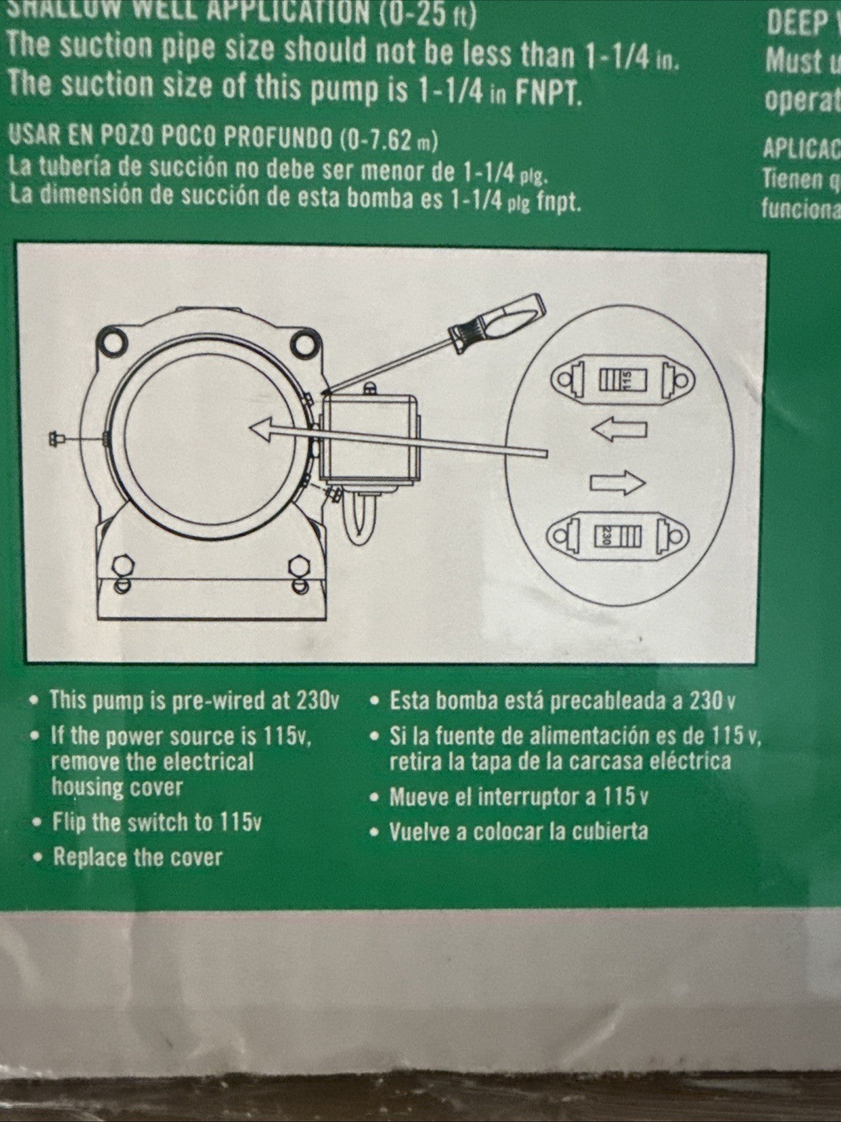 Everbilt 1 HP Professional Convertible Jet Pump NEW OPEN BOX