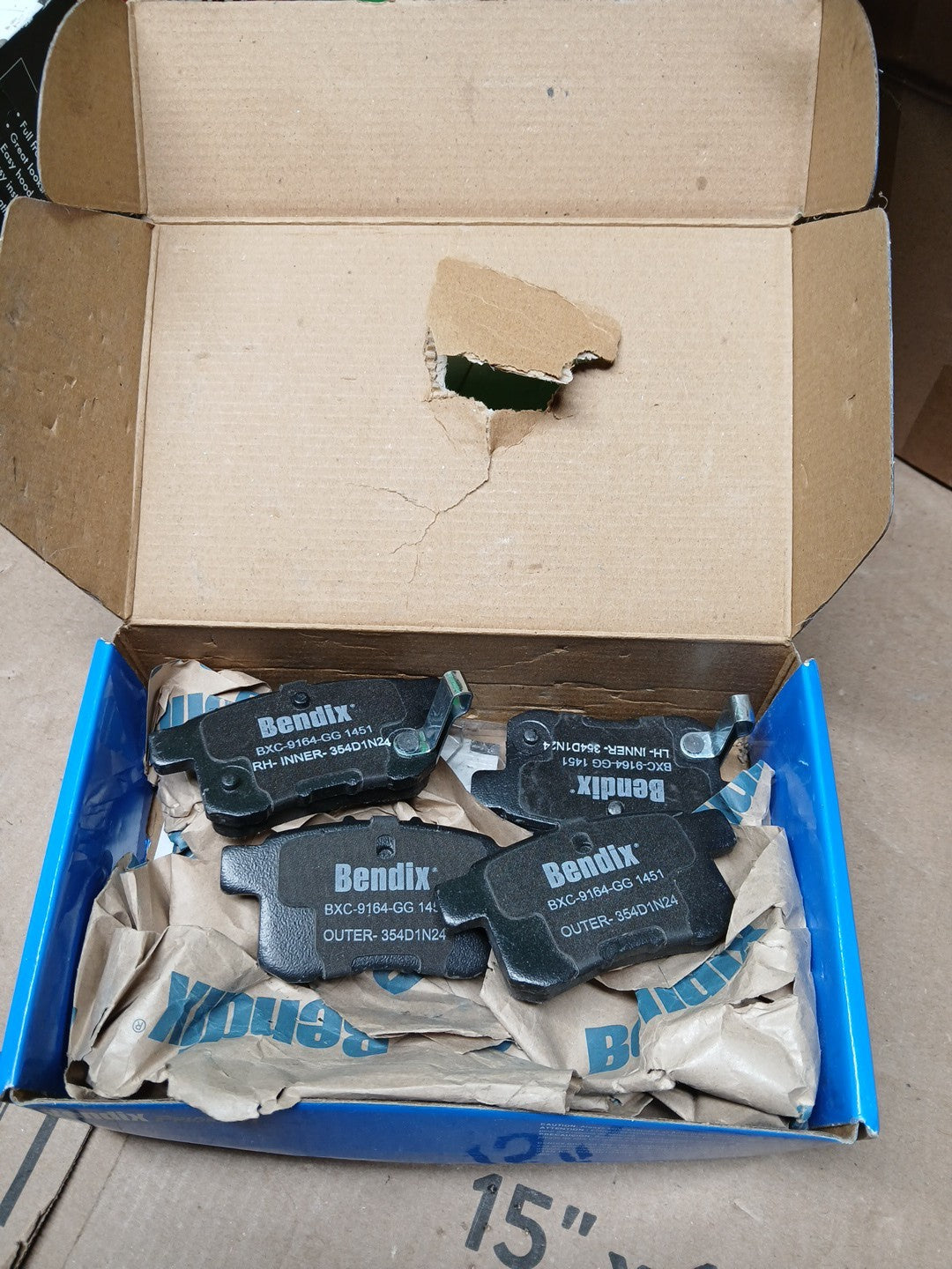 Enhanced Safety Ceramic Brake Pads Set for Acura TSX and Honda Accord Vehicles