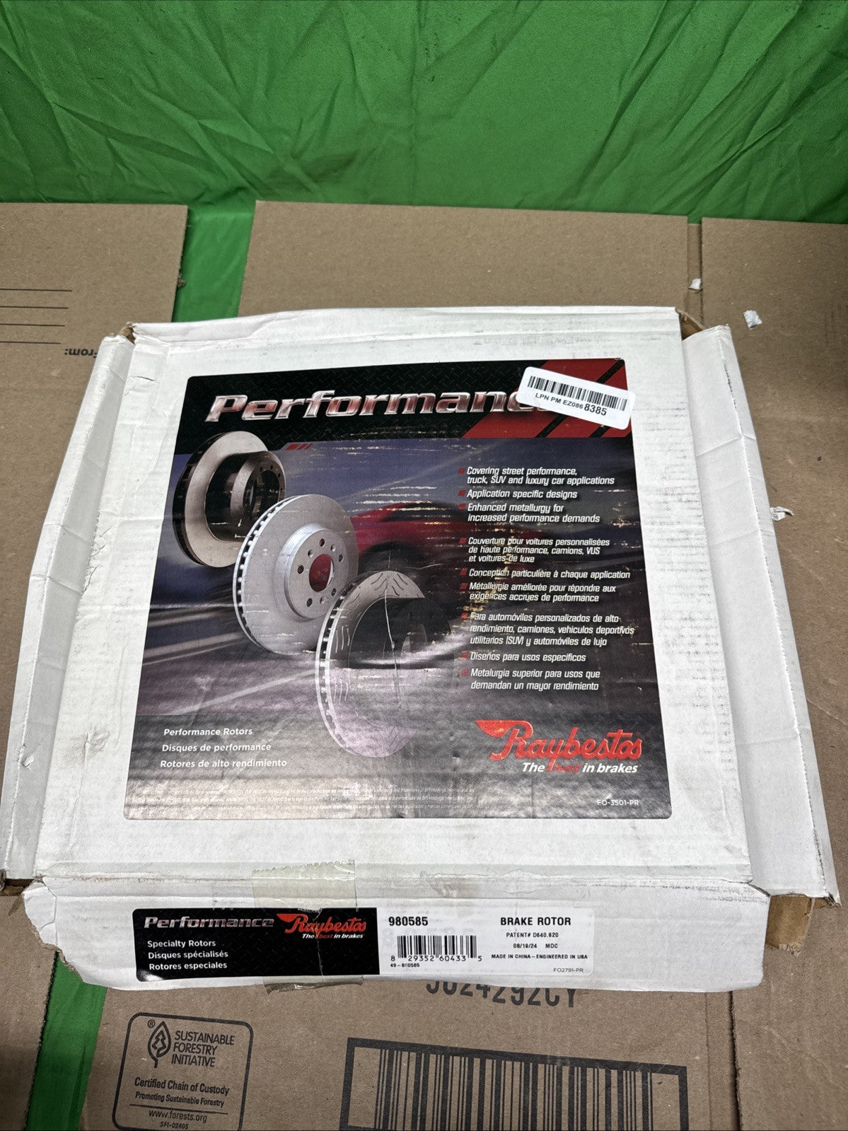 Disc Brake Rotor-Specialty - Street Performance Raybestos 980585