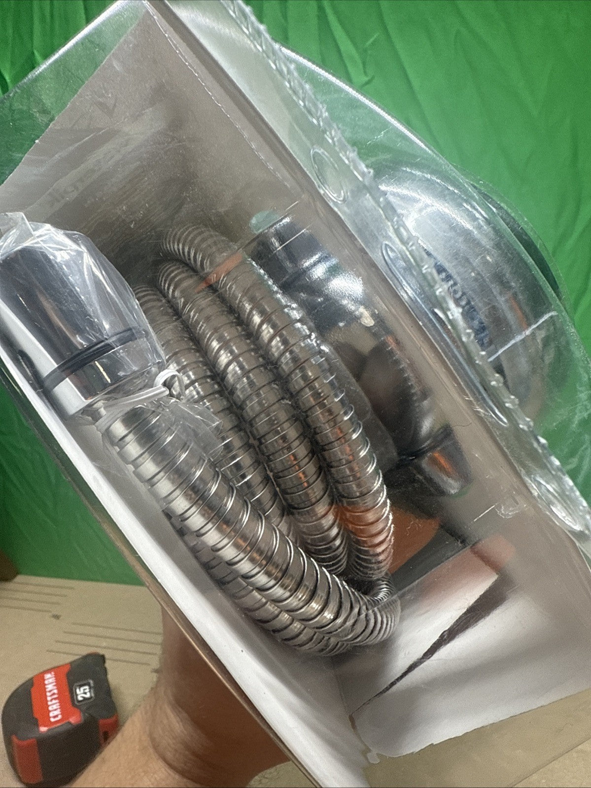 Waterpik Hand Held Shower Head Chrome 180-Degree 5-Modes QBS-563MEB