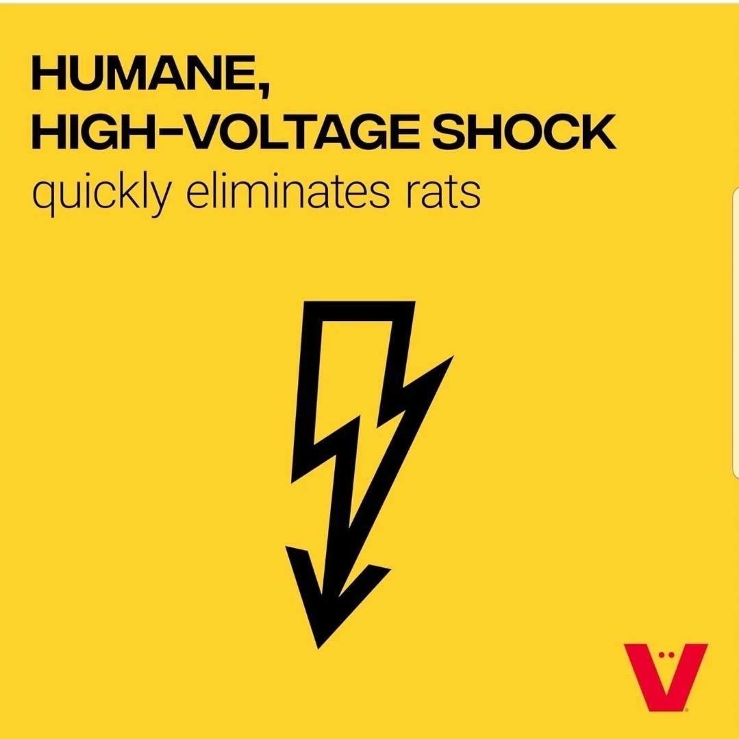 Victor M241B Indoor Electronic Rat Trap For Home - Black