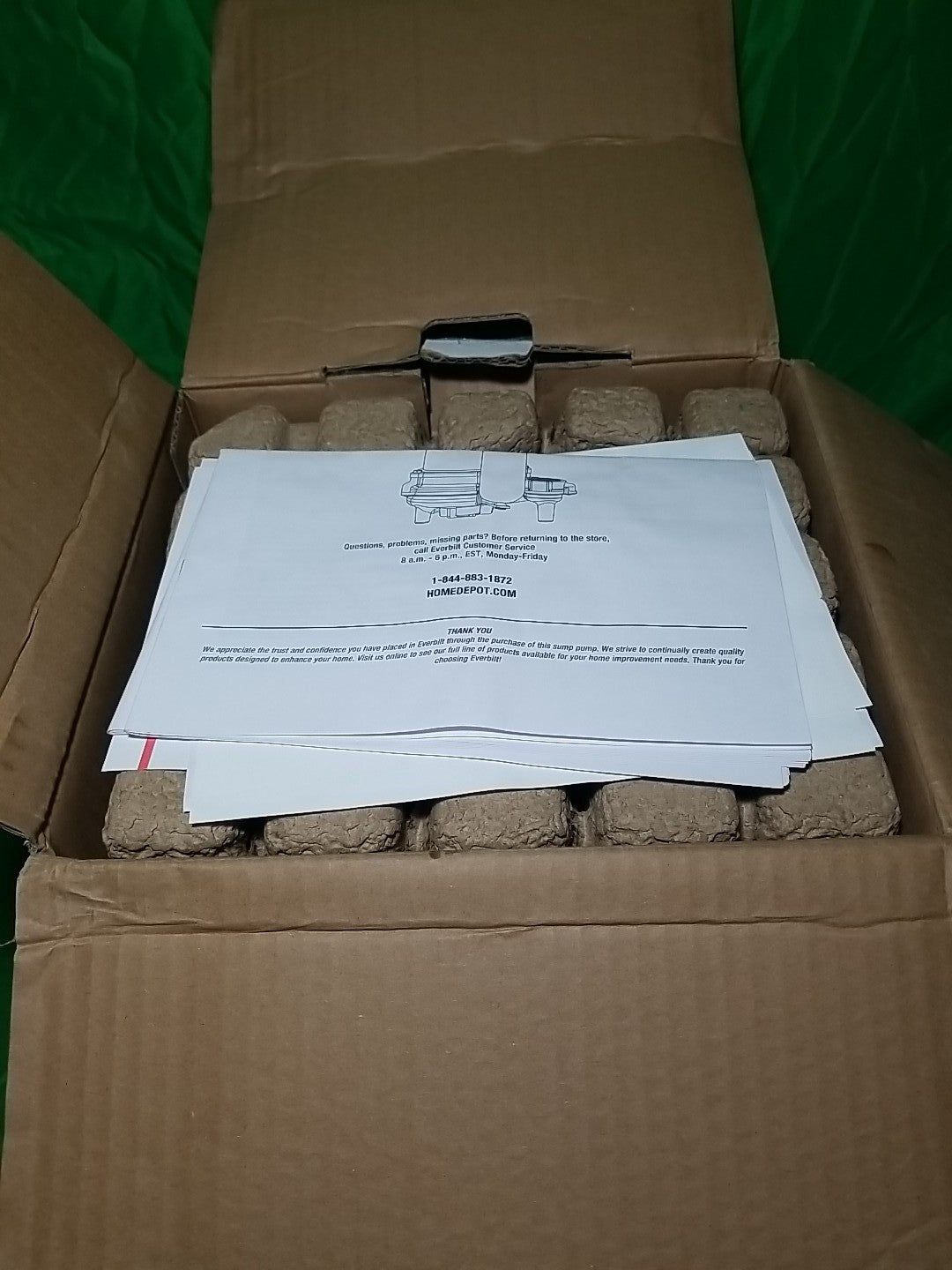 Everbilt 3/4HP Cast-Iron Pro-Grade Submersible Sump Pump 1004 120 345 HDS75.