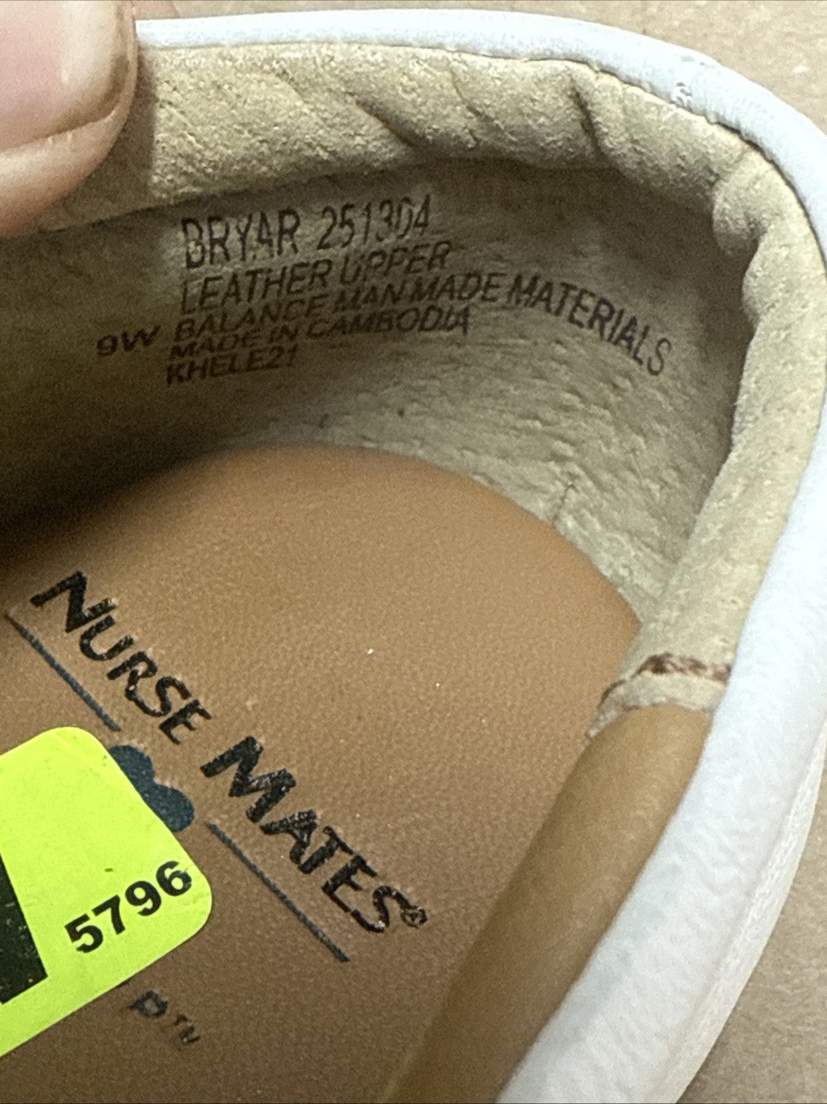 Nurse Mates Women's Bryar Slip-On Clog - White - Size 9 W