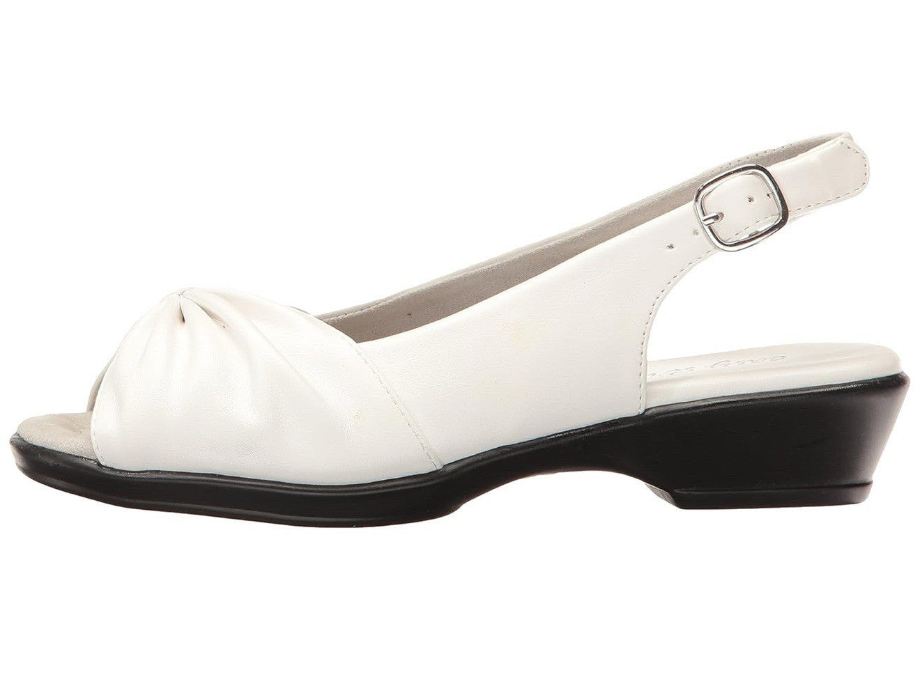 Easy Street womens size 11 M Fantasia healed sandals white 1.25” heel