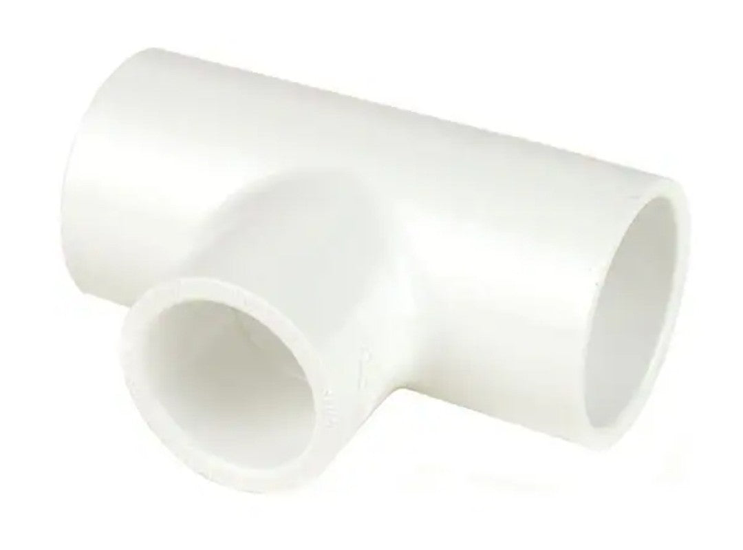 Dura 4 in. x 4 in. x 3 in. Schedule 40 PVC Reducing Tee SxSxS
