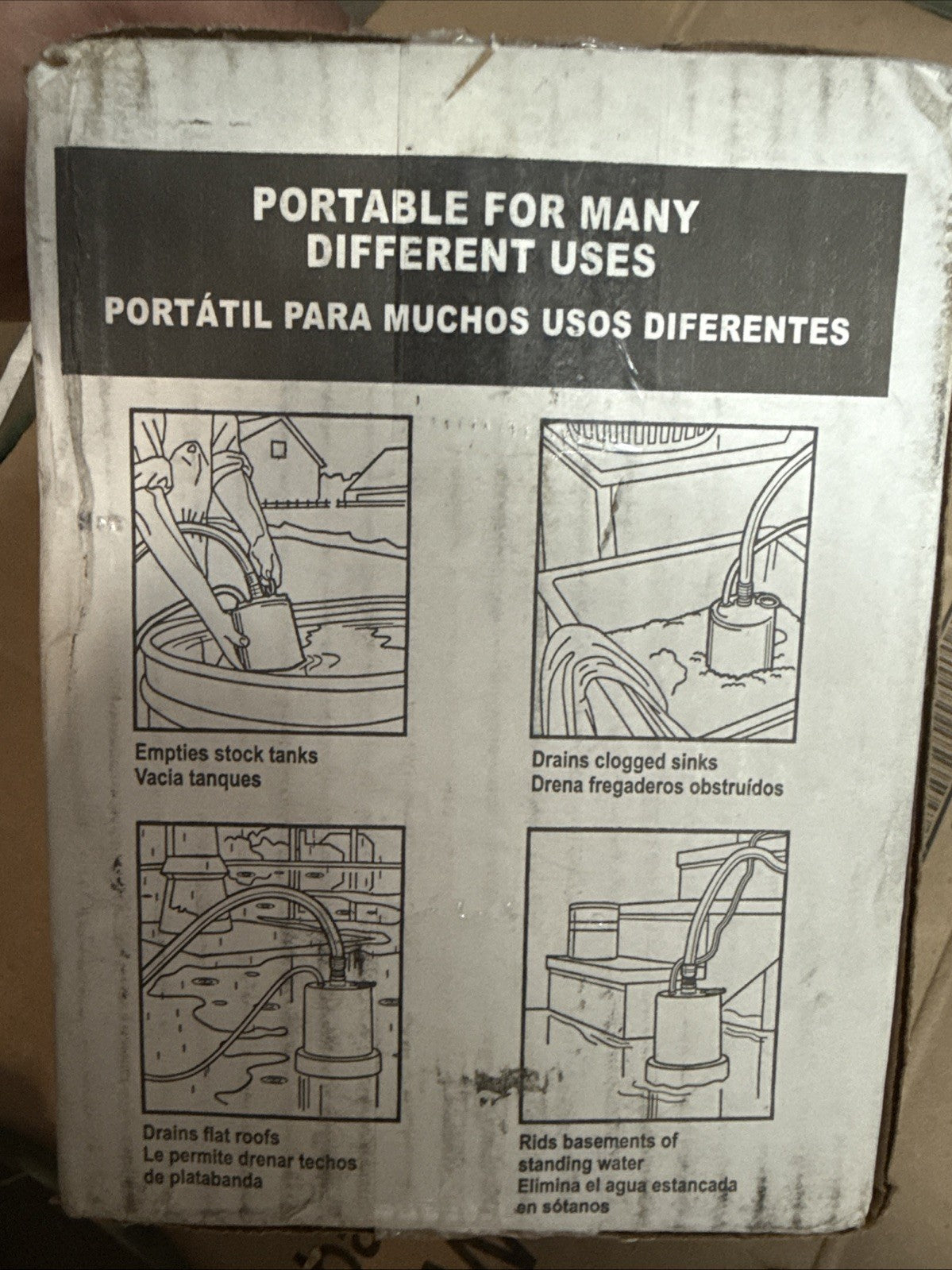 Wayne TSC130 Multi-Use pump 1000 Gallons/Hour Thermoplastic NEW OPEN BOX