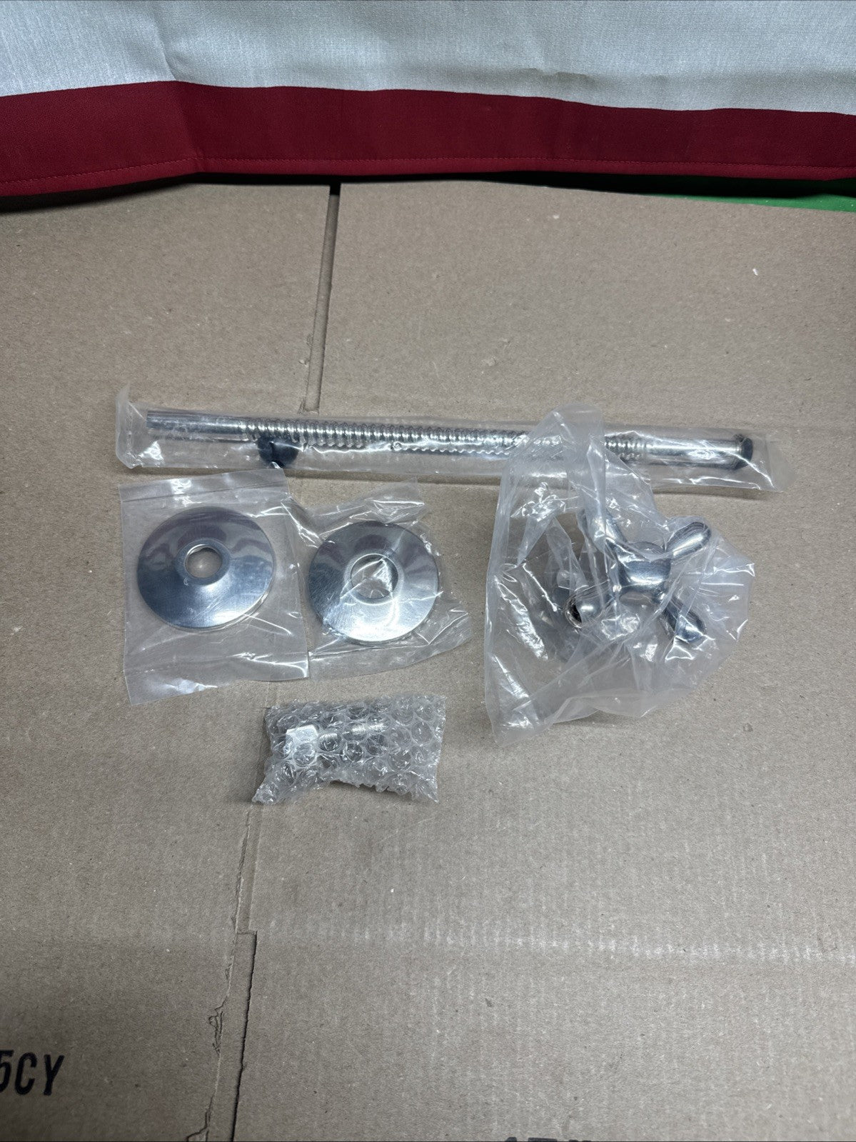 Westbrass D1712T-05 Toilet Supply Line Kit Includes 12" Corrugated Riser, Cro...