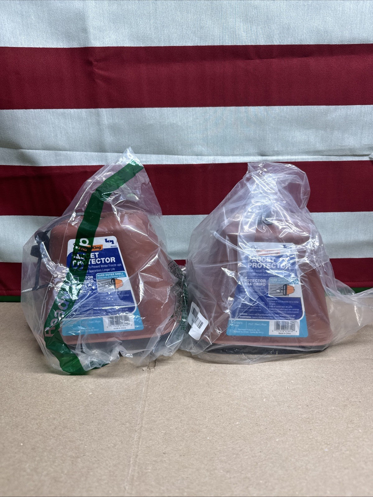 LOT OF 2 Frost King FC2 Faucet Cover, Plastic, For: Faucet