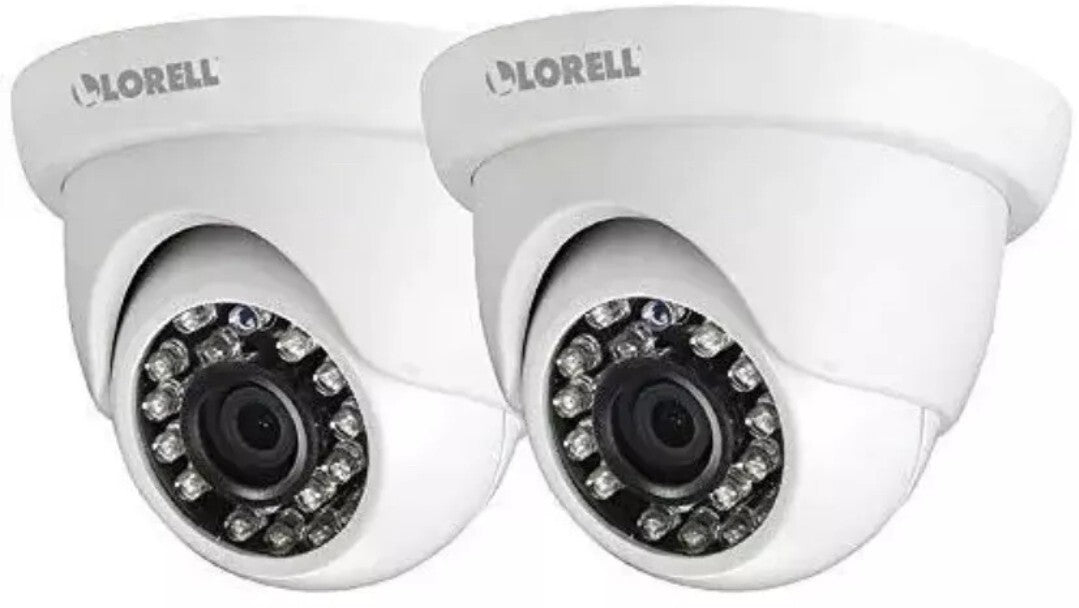 Lorell 5 Megapixel HD Surveillance Camera - 2 Pack - Dome (llr-00223)