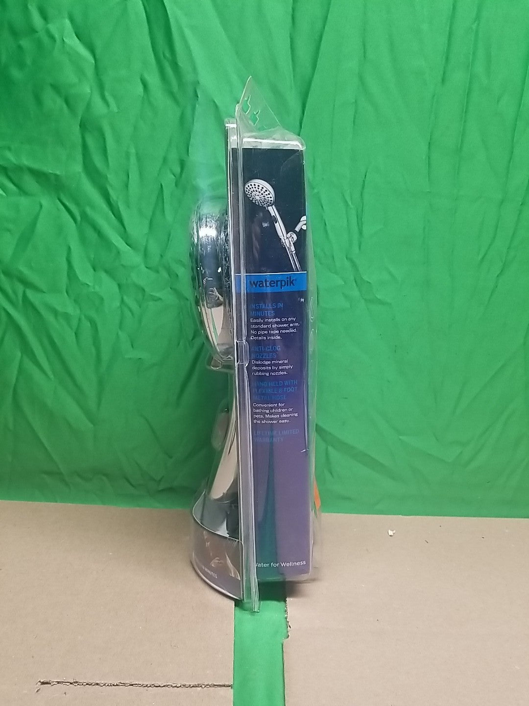 Waterpik 6-Spray Wall Mount Handheld Shower Head 1.8 GPM in Brushed Nickel NEW