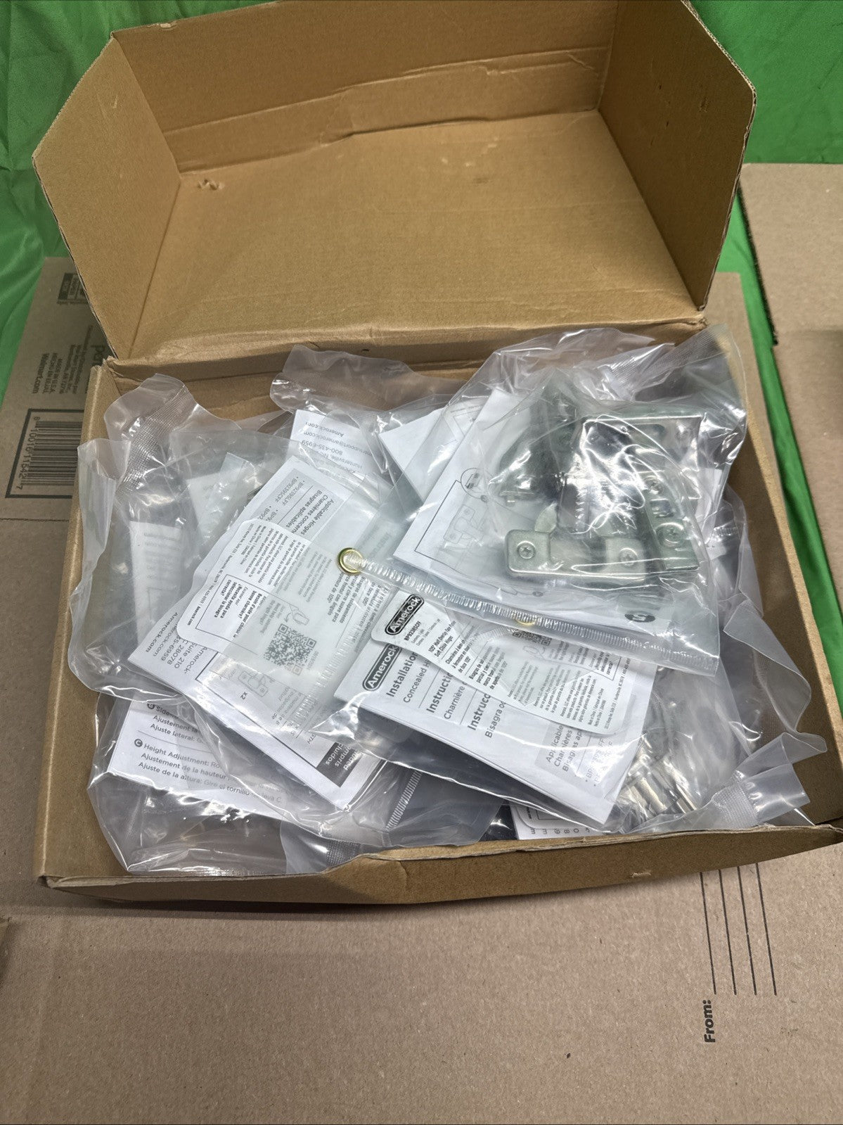 10x Amerock 2 Pack 1/2” Overlay Soft-Closing Euro Concealed Hinge for Face Frame