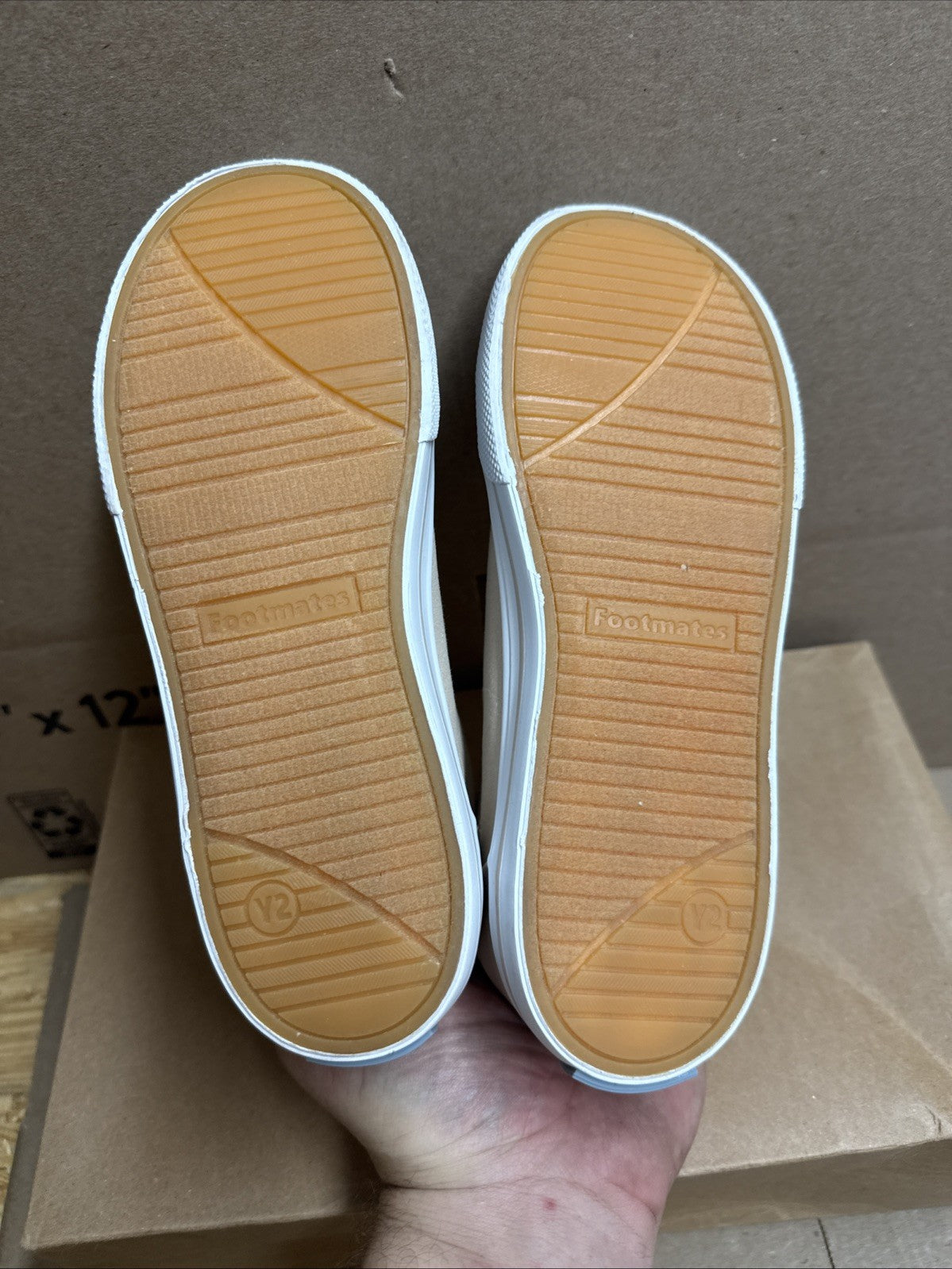 Footmates Youth 2M Jordan Strap Canvas Flats Tennis Sneakers