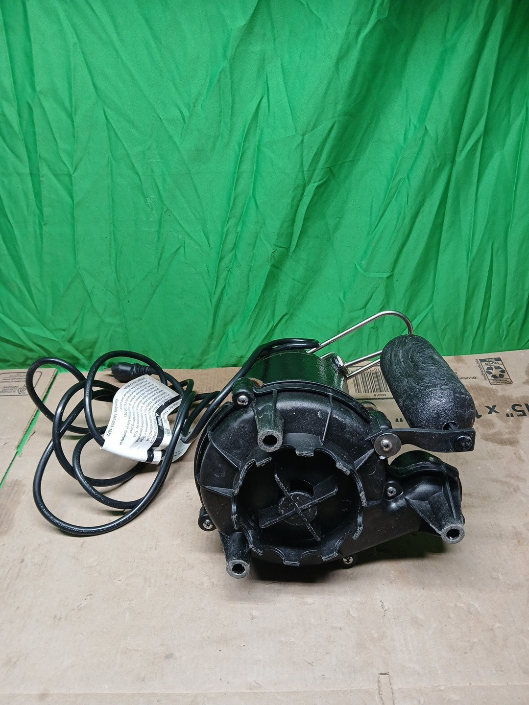 Everbilt 1/3 HP Cast Iron Submersible Sump Pump USED.