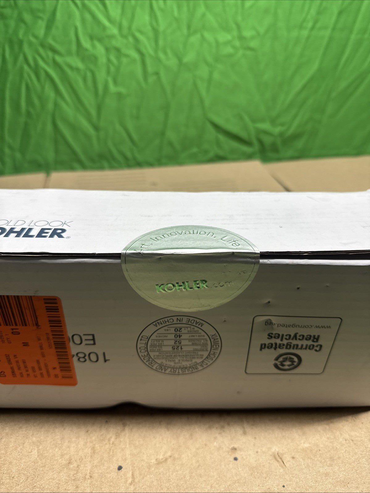 KOHLER Riff Wall Mounted Pivoting Toilet Paper Holder in Brushed Moderne Brass