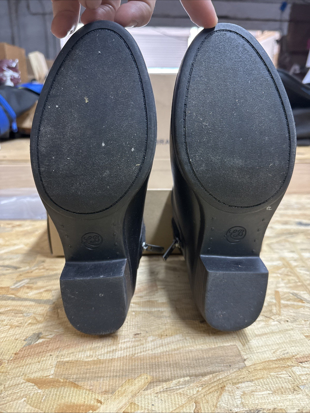 Lucky Brand Womens Lp-Bunita Black Rainboots Size 9 M Rain Boots Rubber