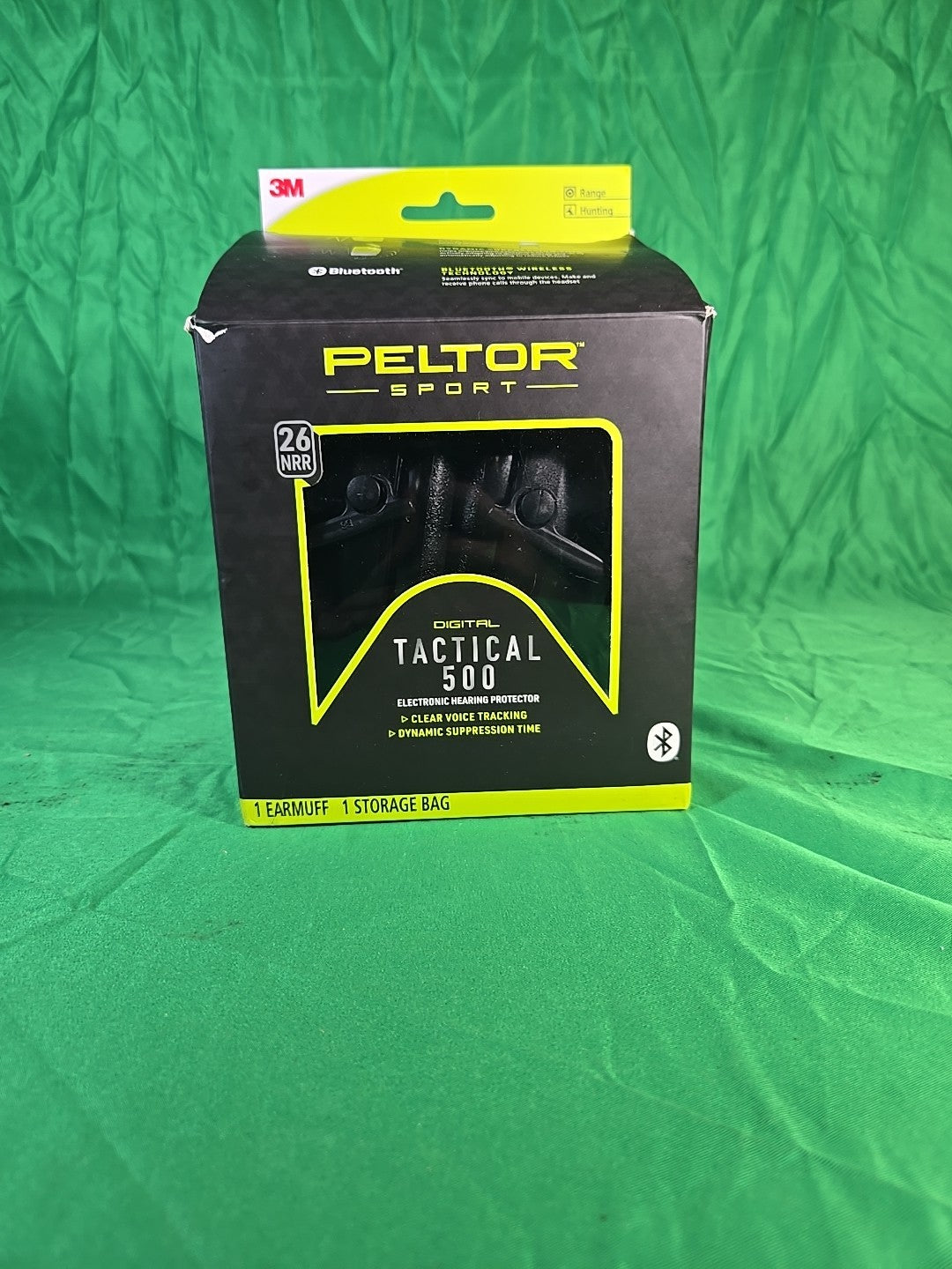 3M Peltor SportTactical 500 Electronic Bluetooth Shooting Hunting NRR 26 Plastic