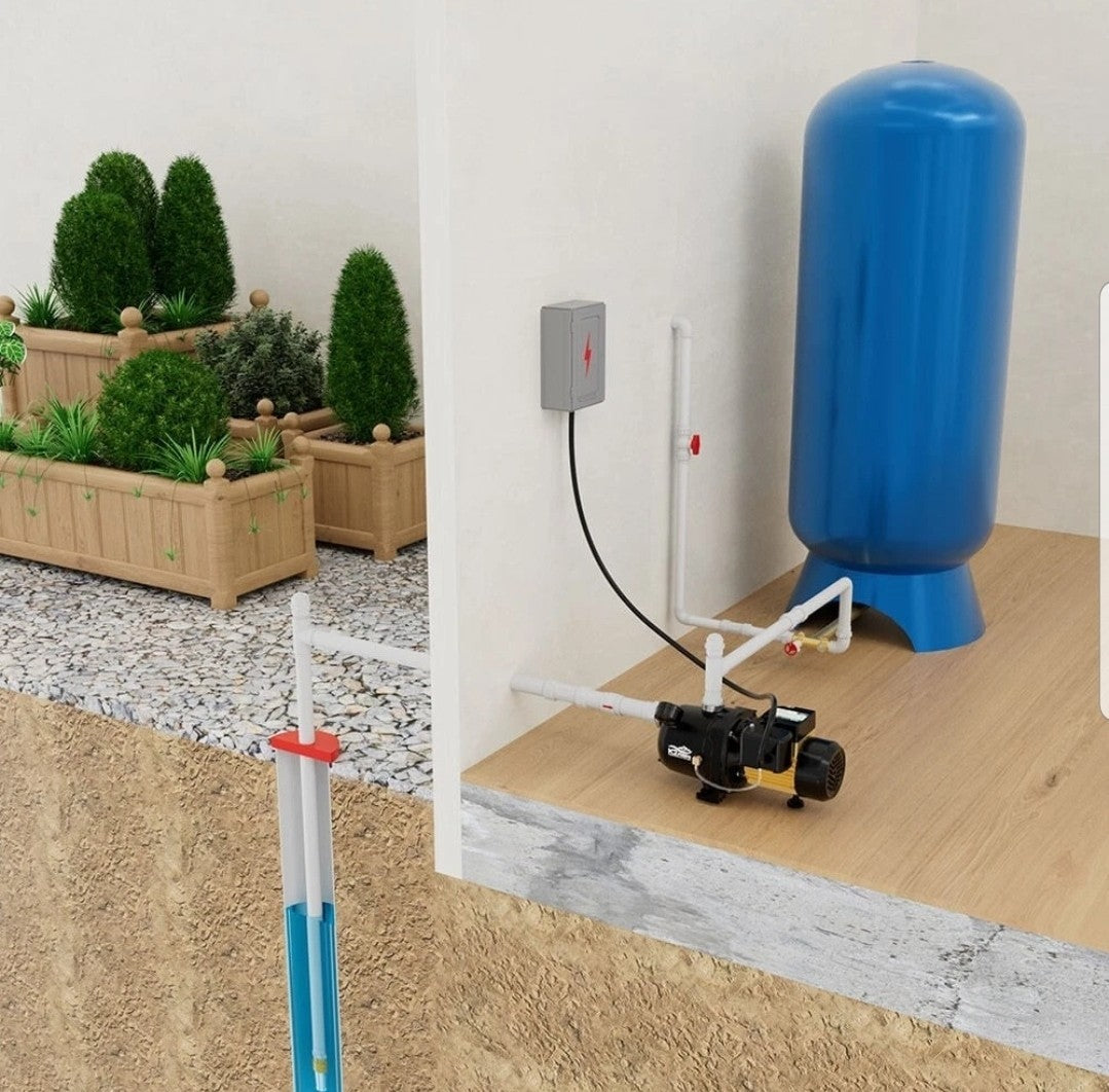 K2 Pumps Shallow Well Jet Pump 3/4 Hp Lead Free Thermoplastic 115/230V