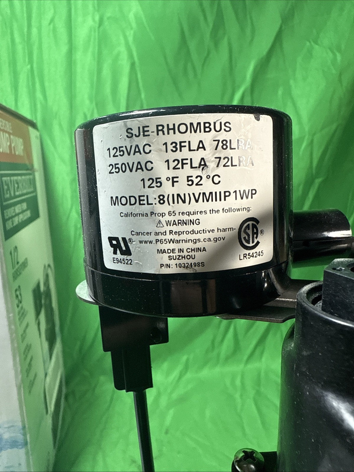 Everbilt 1/2 HP Submersible Aluminum Sump Pump with Vertical Switch HDPS50W