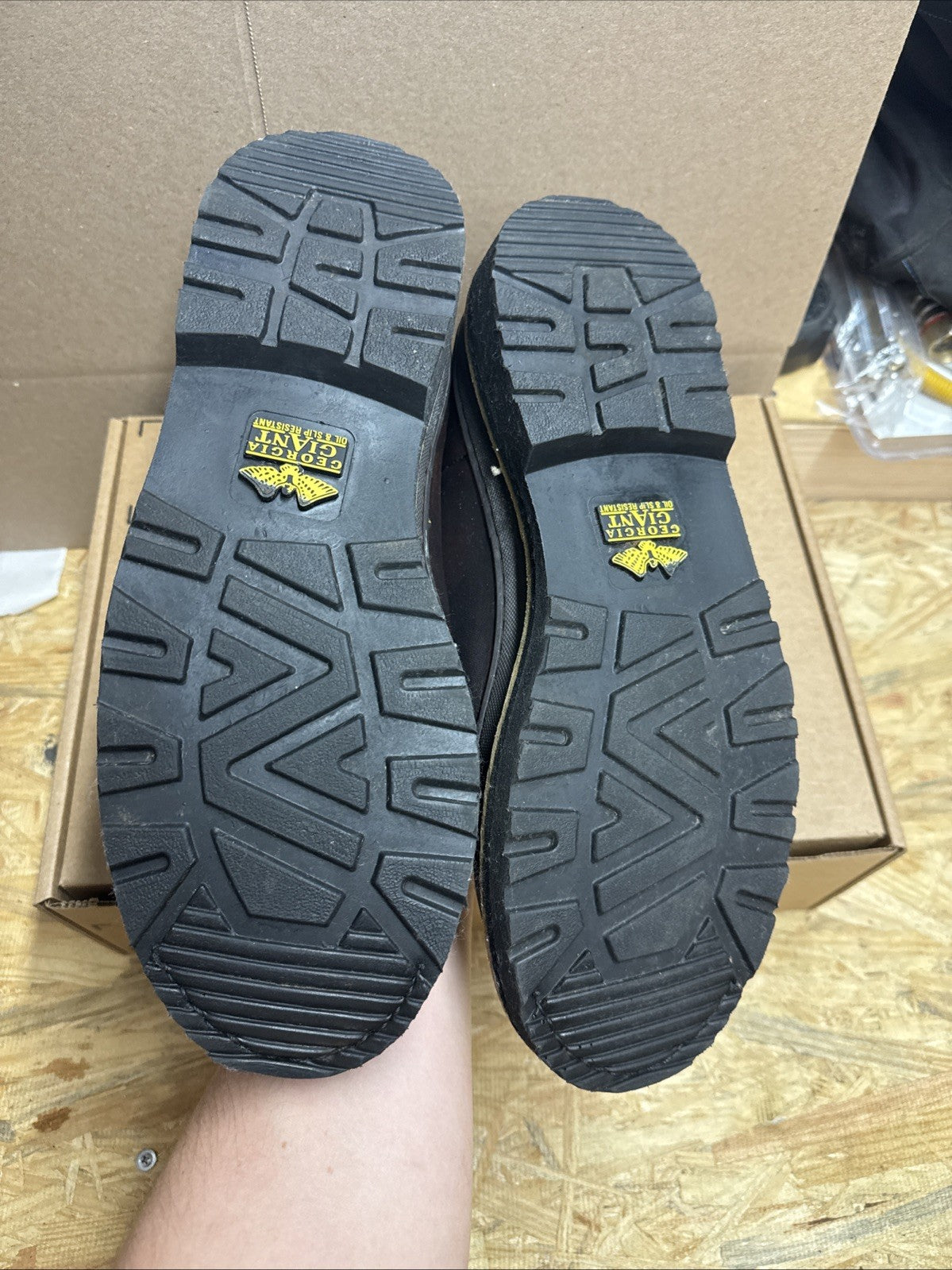 GEORGIA GIANT WEDGE ROMEO WORK BOOTS GR274 - Size 13 W