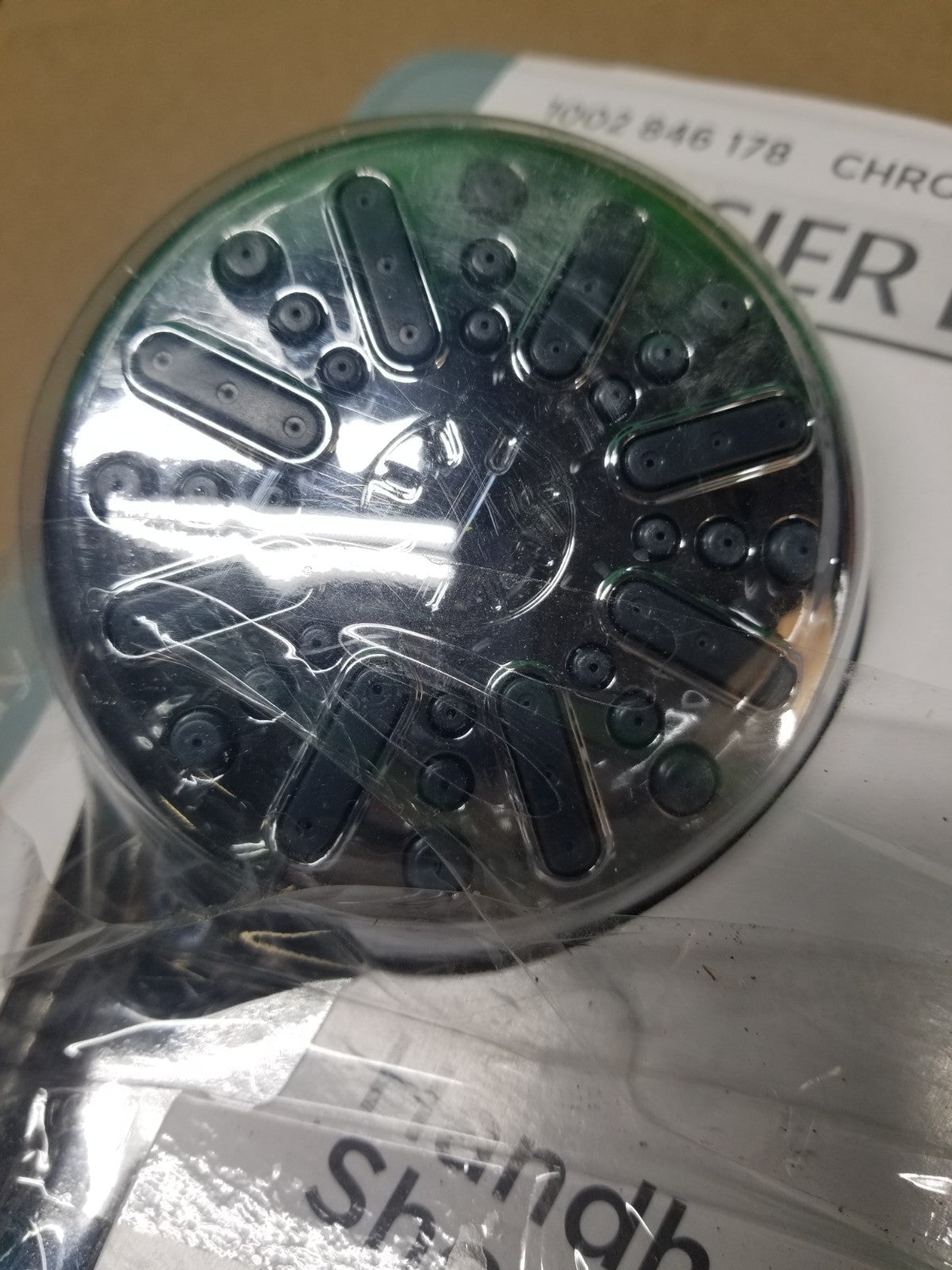 Glacier Bay Single Wall Mount Handheld Shower Head Chrome 8466000HC