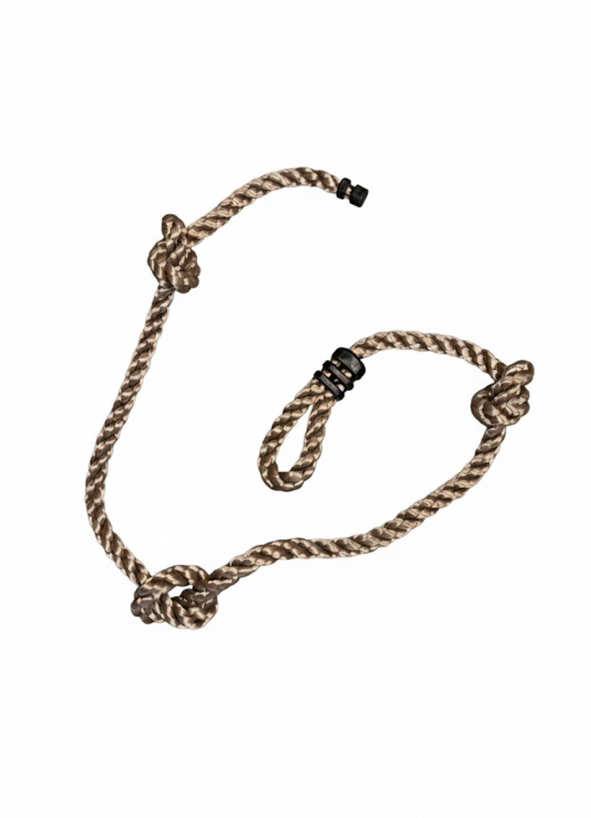 Replacement Adjustable Playground Swing Rings Ladder Rope Equipment - 220lbs Max