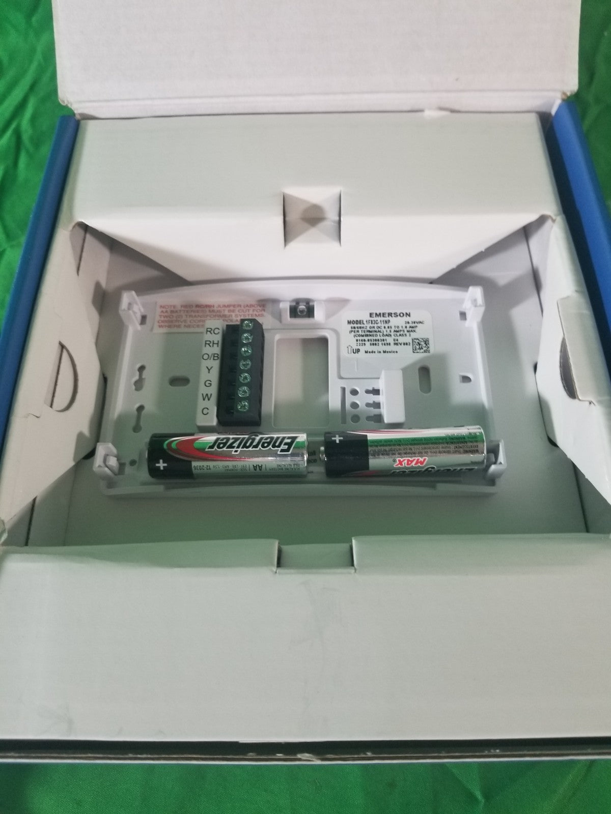 Emerson White-Rodgers 1F83C-11NP 80 Series Non-Programmable Thermostat, Diff Box