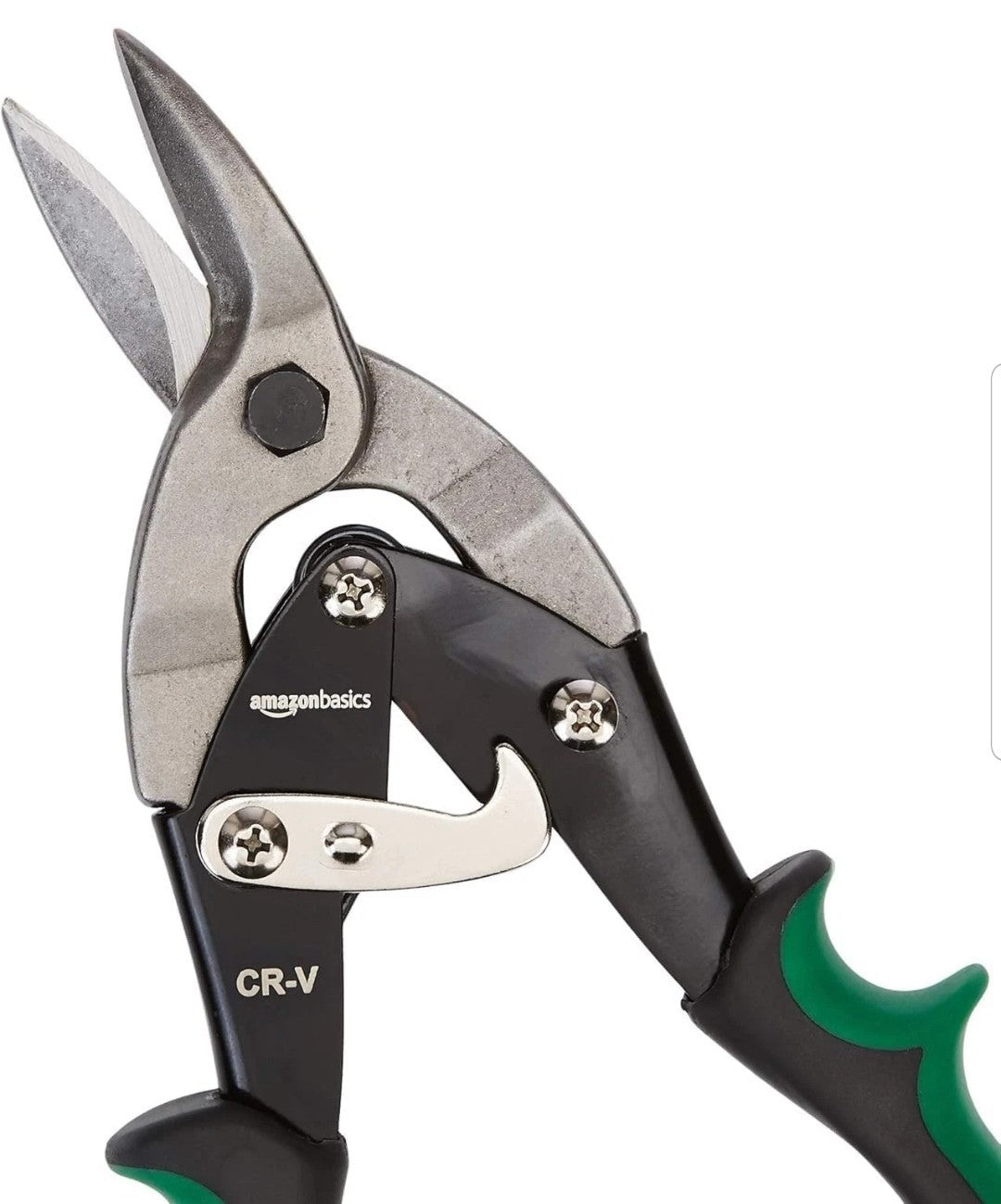 Amazon Basics 3-Piece Aviation Snip Set - Left, Right and 3-Piece, Silver