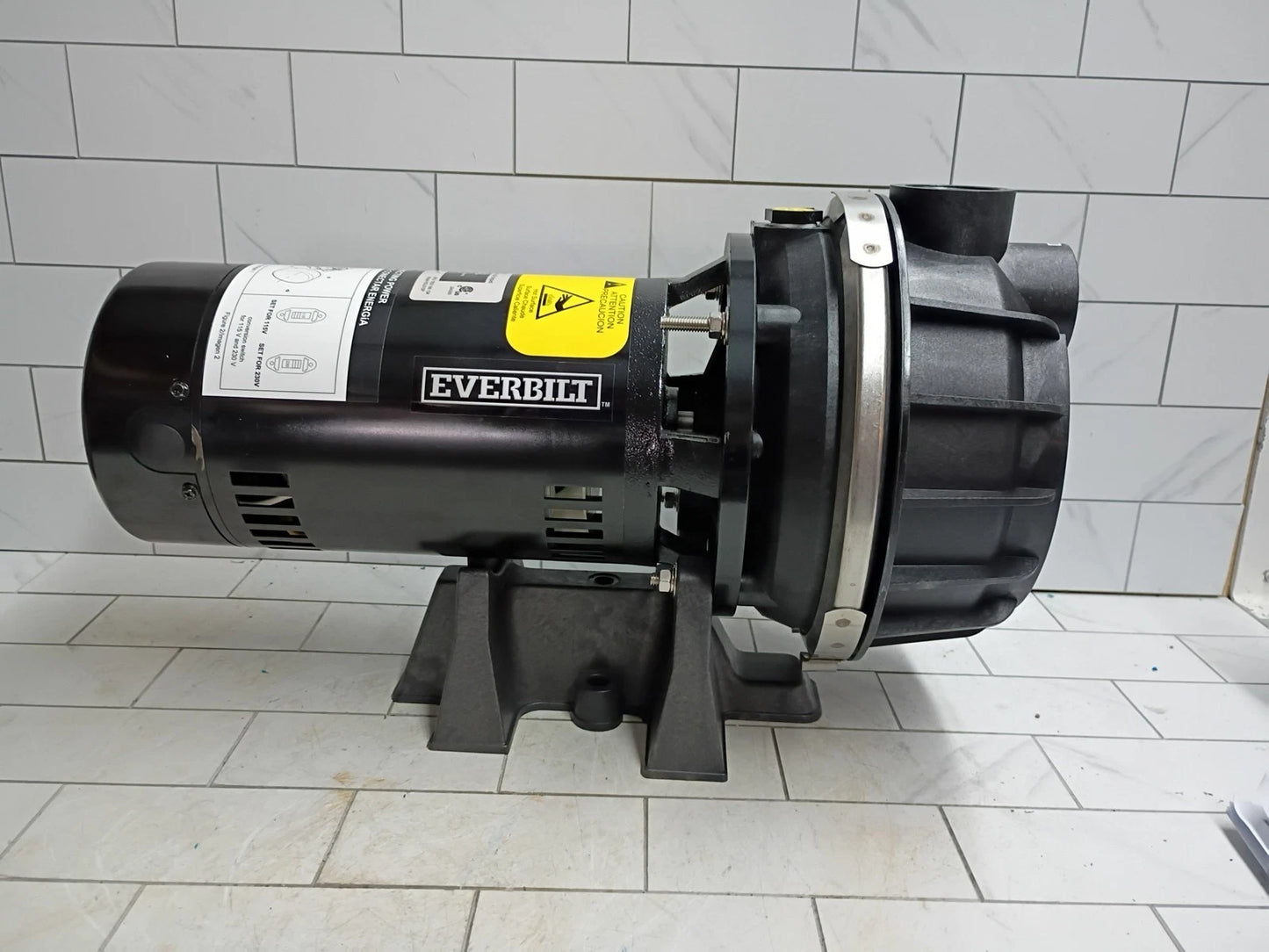 Everbilt HDLS15P Lawn Irrigation Pump Plastic 1-1/2HP 52-GPM, OPEN BOX