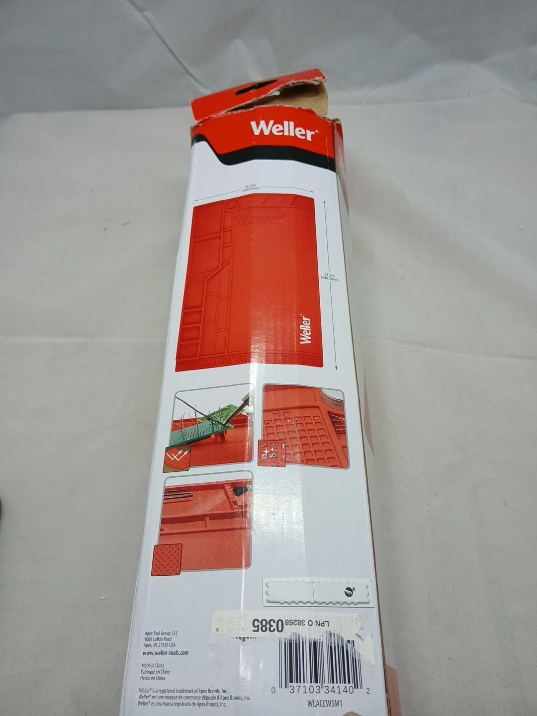 Weller WLACCWSM1-02 - Mat, Large Soldering Work Station, 21.6 inch X13.8 inch