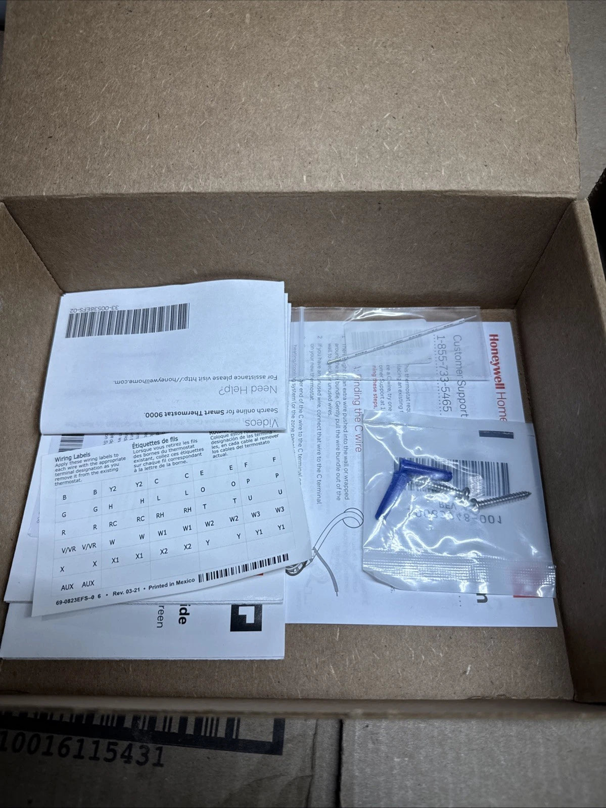 Honeywell Home RENEWRTH9585WF/U Smart Color Thermostat Silver