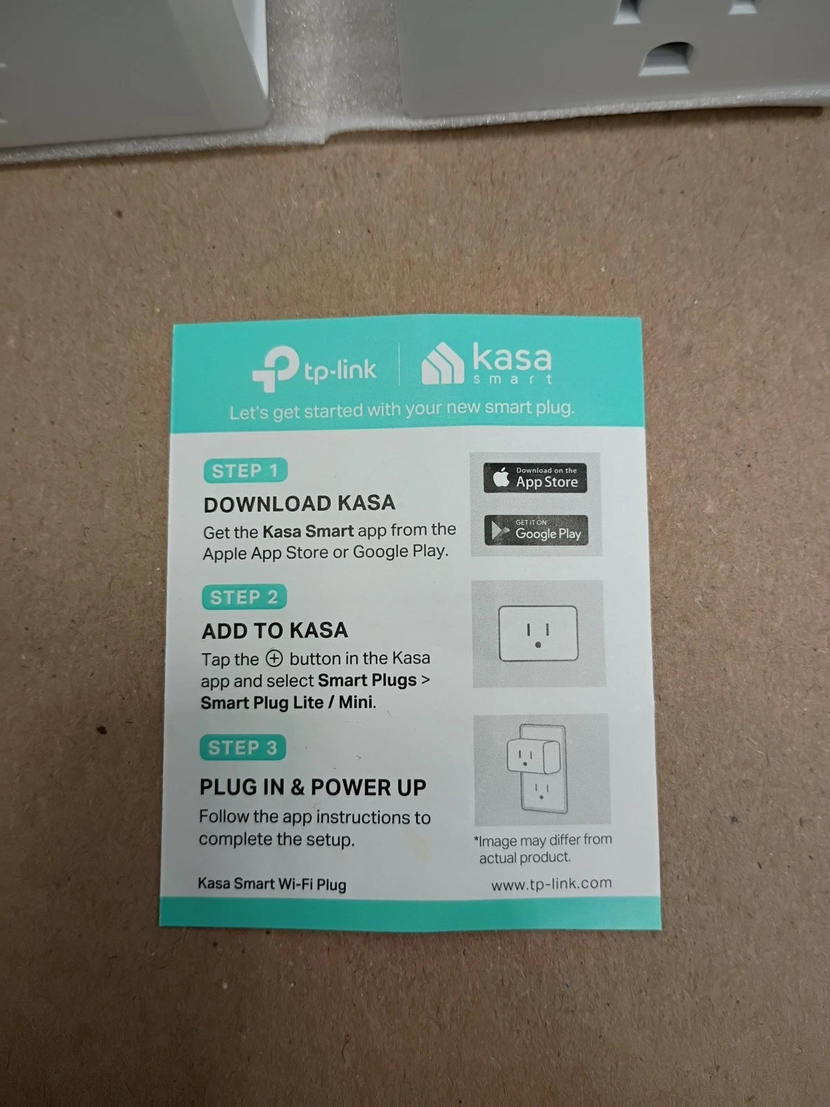 Kasa Smart HS103P4 Wi-Fi Plug Outlet On It Off With The App Open Box