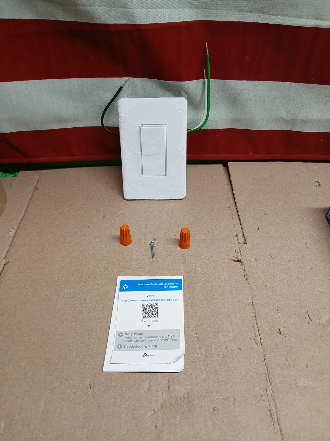 Lot Of 2TP-Link Tapo Smart Wi-Fi Light Switch White Tapo S505 Matter Voice