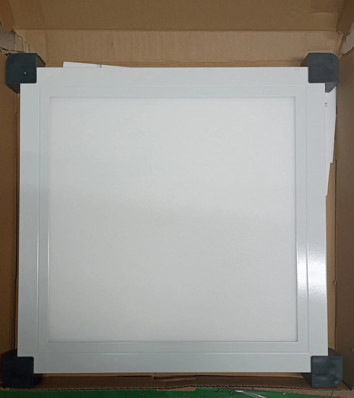 Commercial Electric 1FT x 1FT Dimmable White LED 5CCT 800 Lumens Flush Mount OB